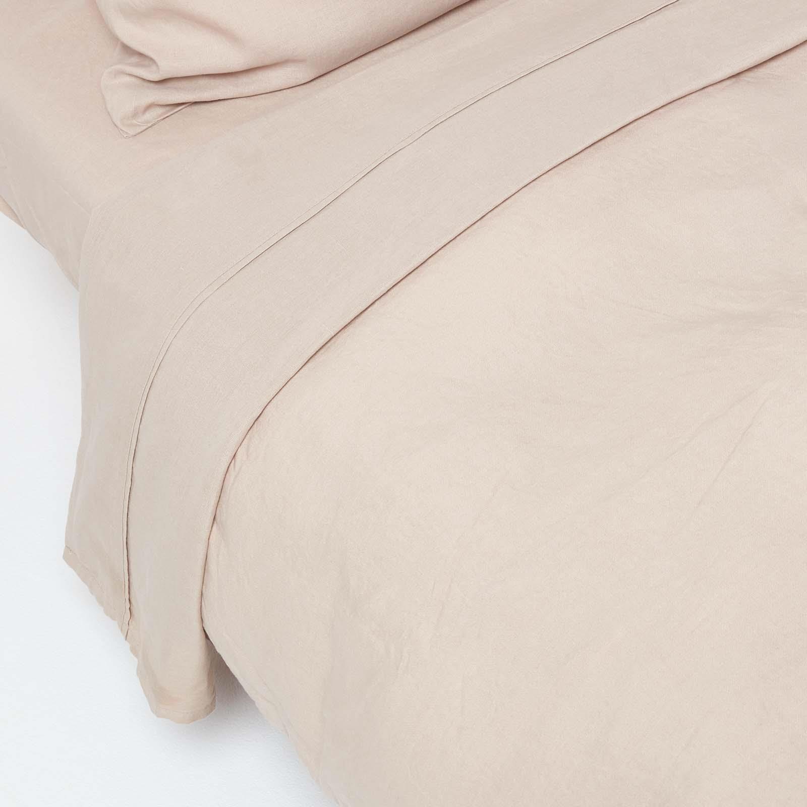 Luxury Soft Linen Plain Flat Sheet Single, Double, King, Super King - Picture 17 of 31