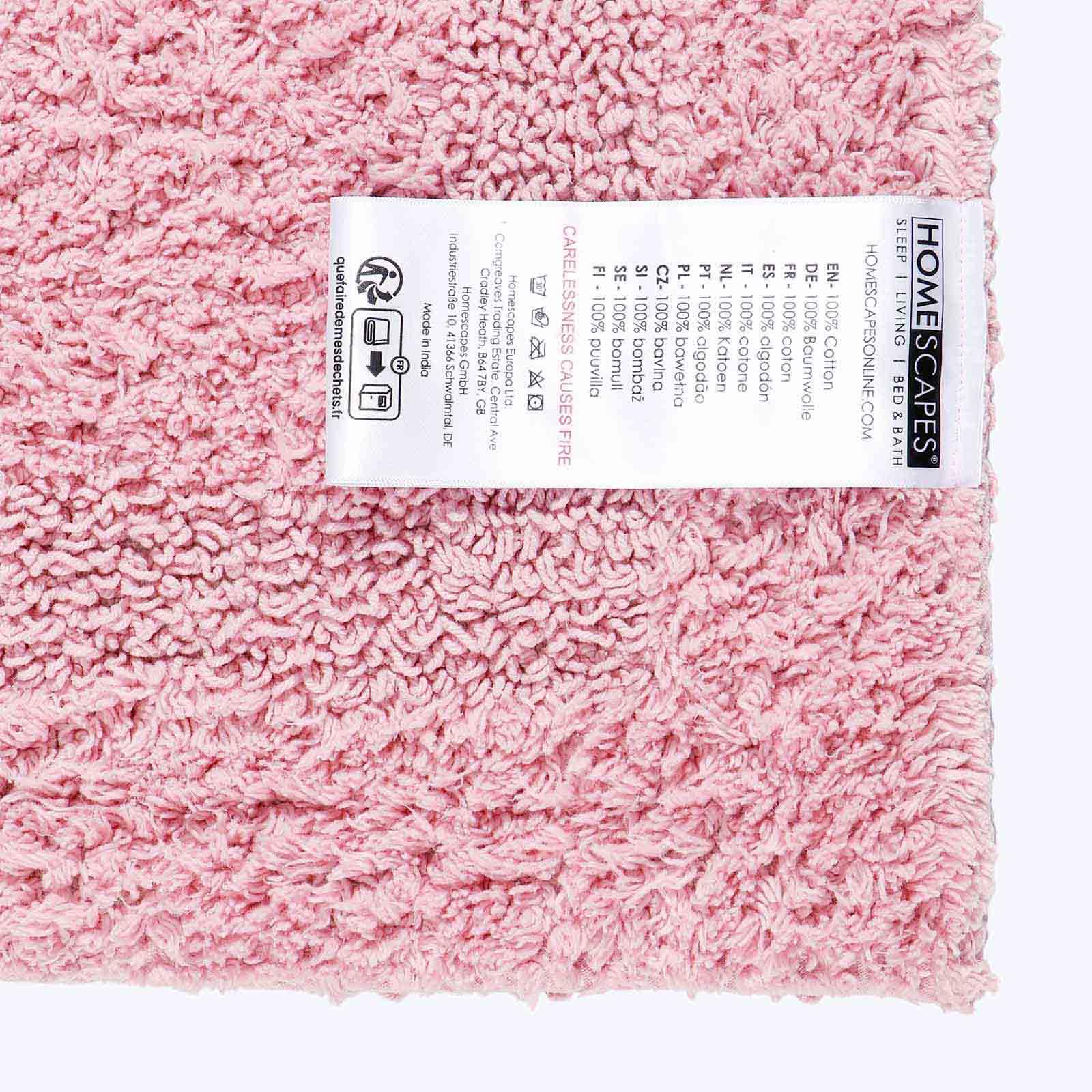 100% Cotton Luxury Reversible Extra Large Bath Mat 70x120cm Thick, Soft Non-Slip - Picture 13 of 90