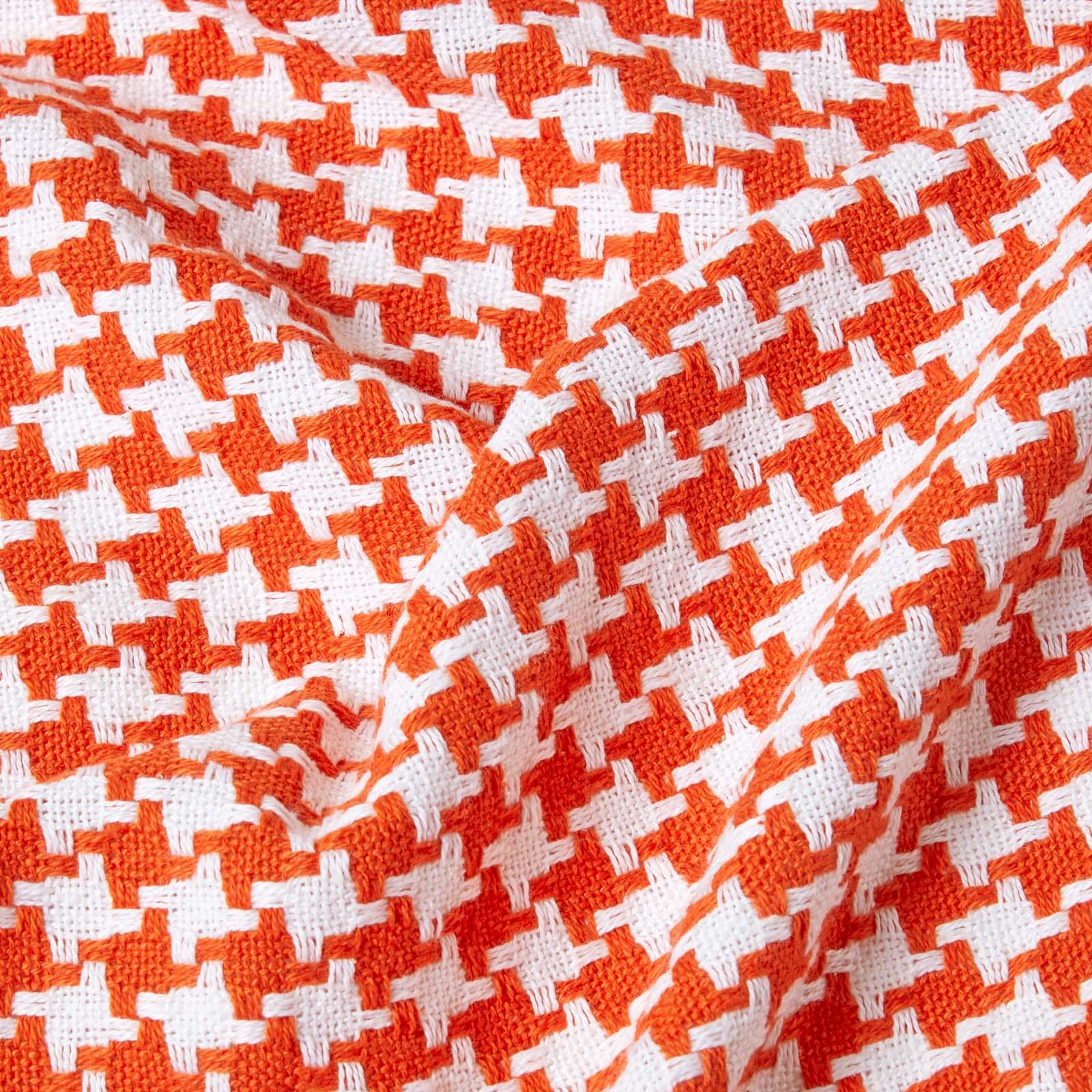 Houndstooth Cotton Check Extra Large Sofa Bed Throws Blanket Dogtooth Bedspreads - Picture 13 of 25