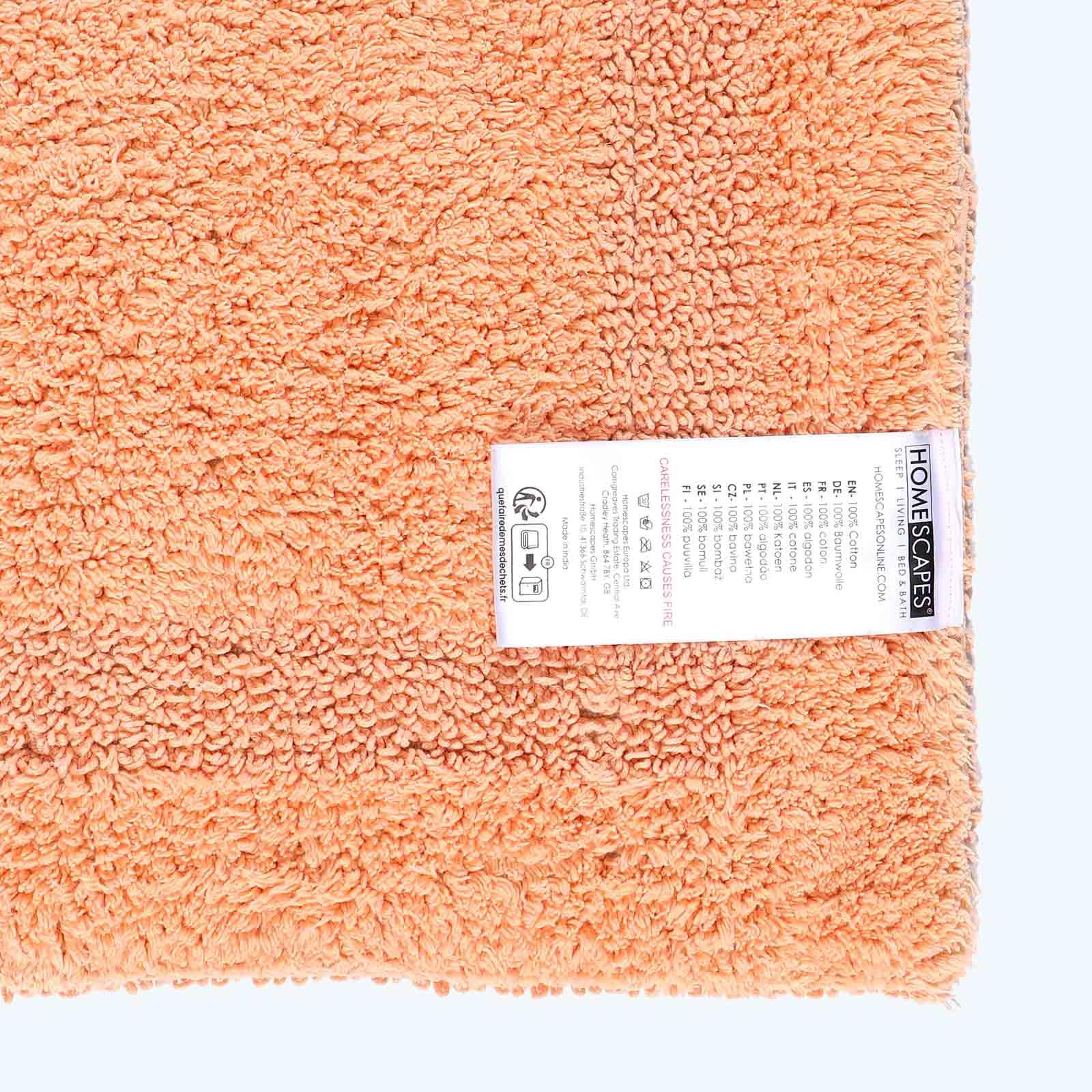 100% Cotton Luxury Reversible Extra Large Bath Mat 70x120cm Thick, Soft Non-Slip - Picture 63 of 90