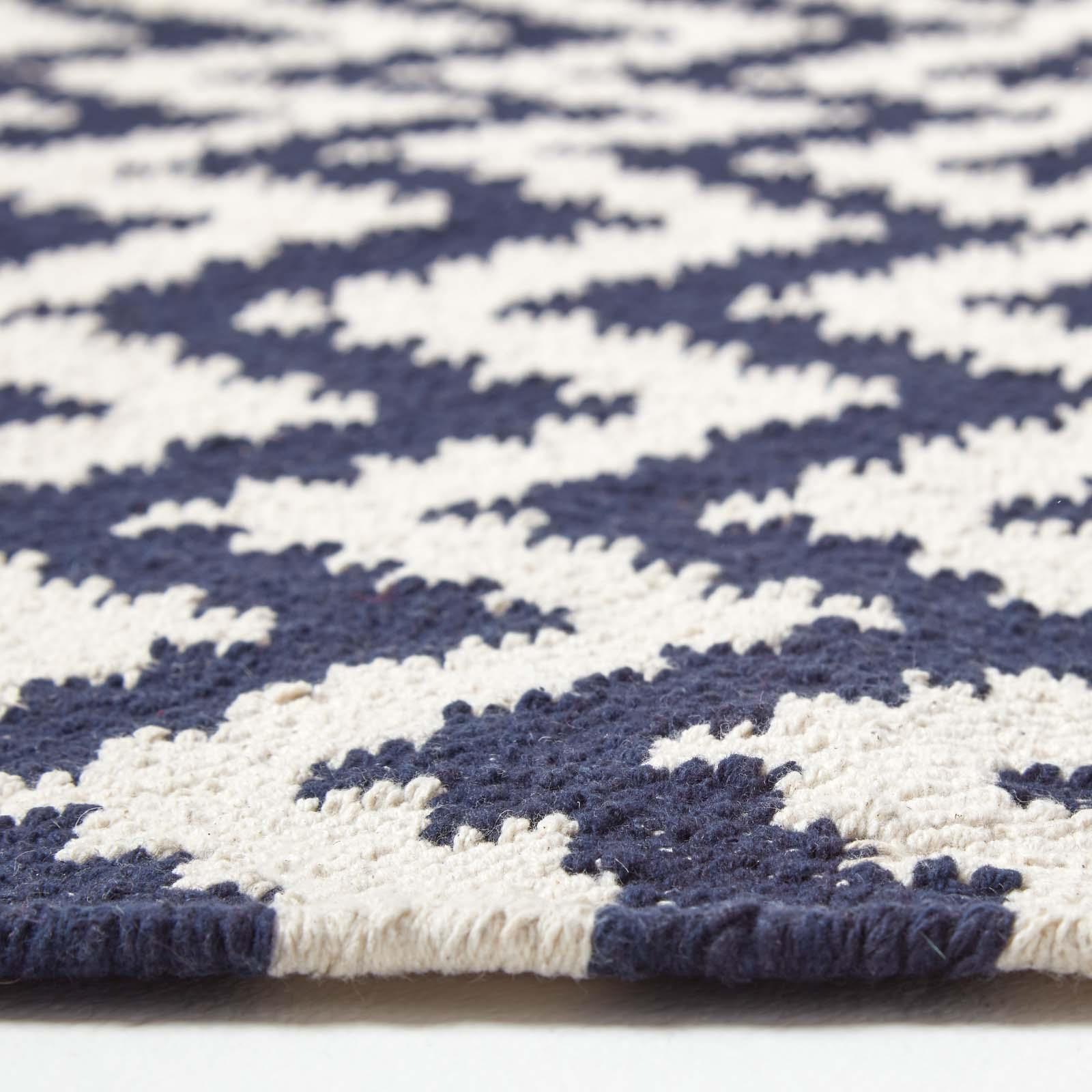 Handmade Cotton & Wool Kilim Rugs Runner Multi Coloured Geometric Diamond Carpet - Picture 21 of 64