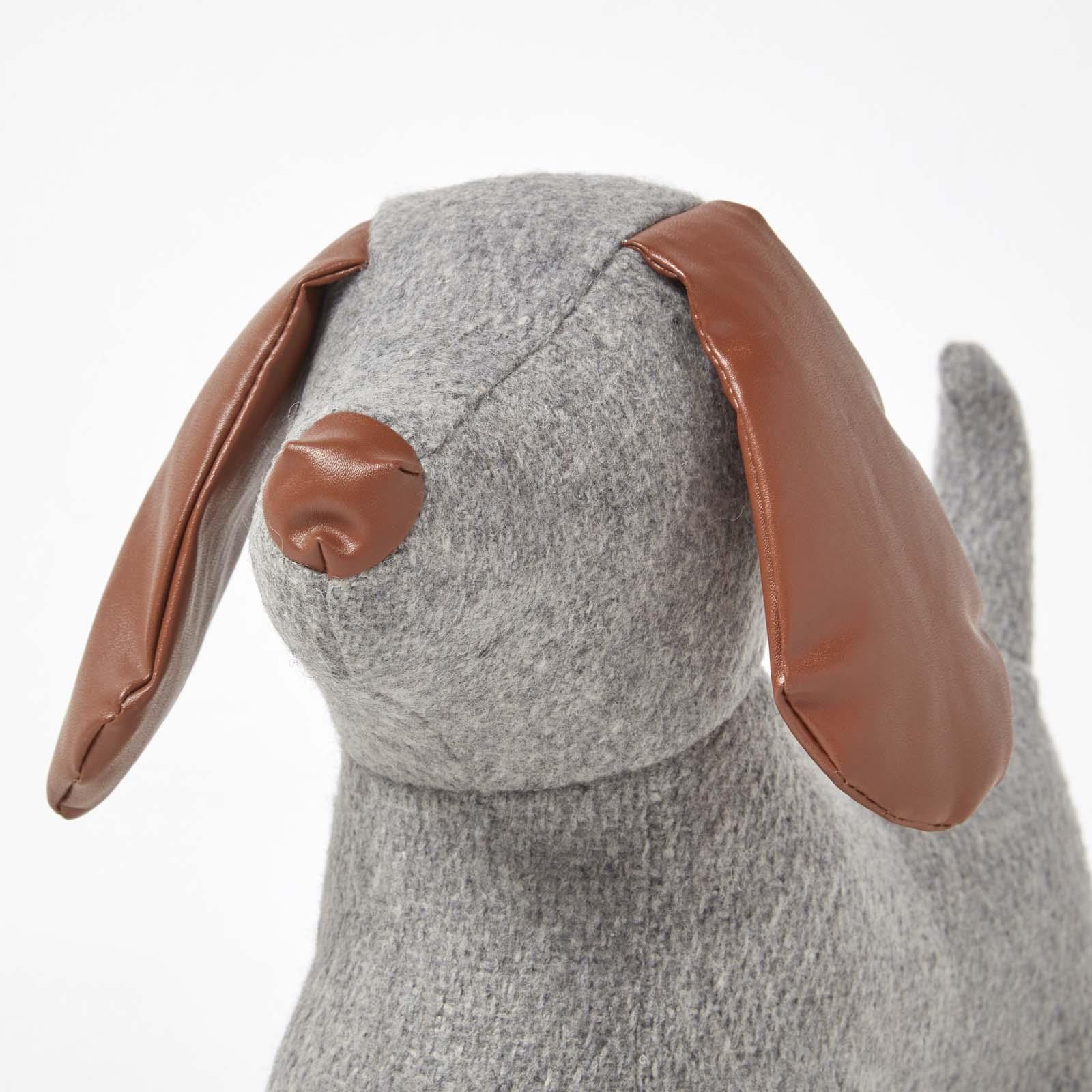 Novelty Animal Door Stop Filled Heavy Fabric Leather Door Stay Stopper