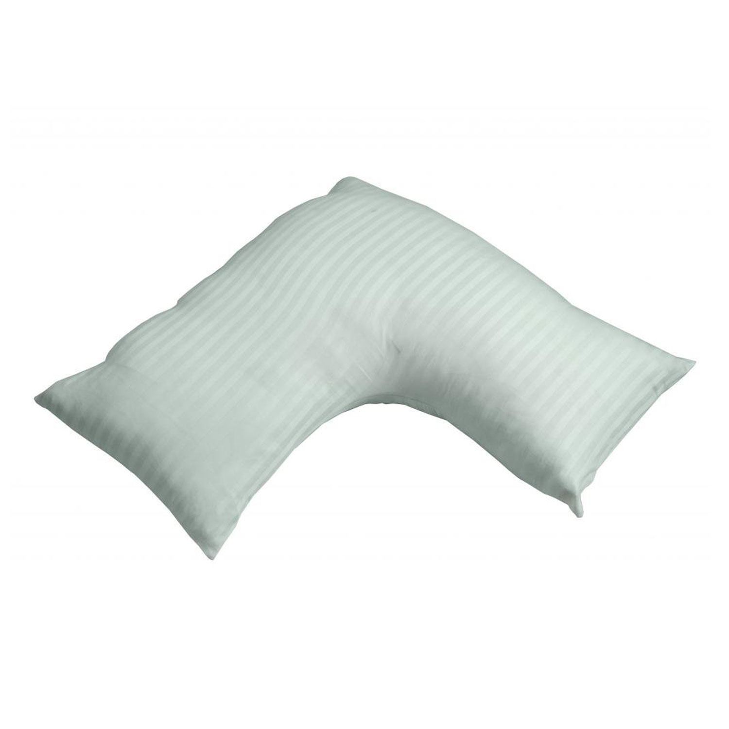 Egyptian Cotton V Shaped Pillow Cases Luxury 330 TC Satin Striped Pillow Cover eBay