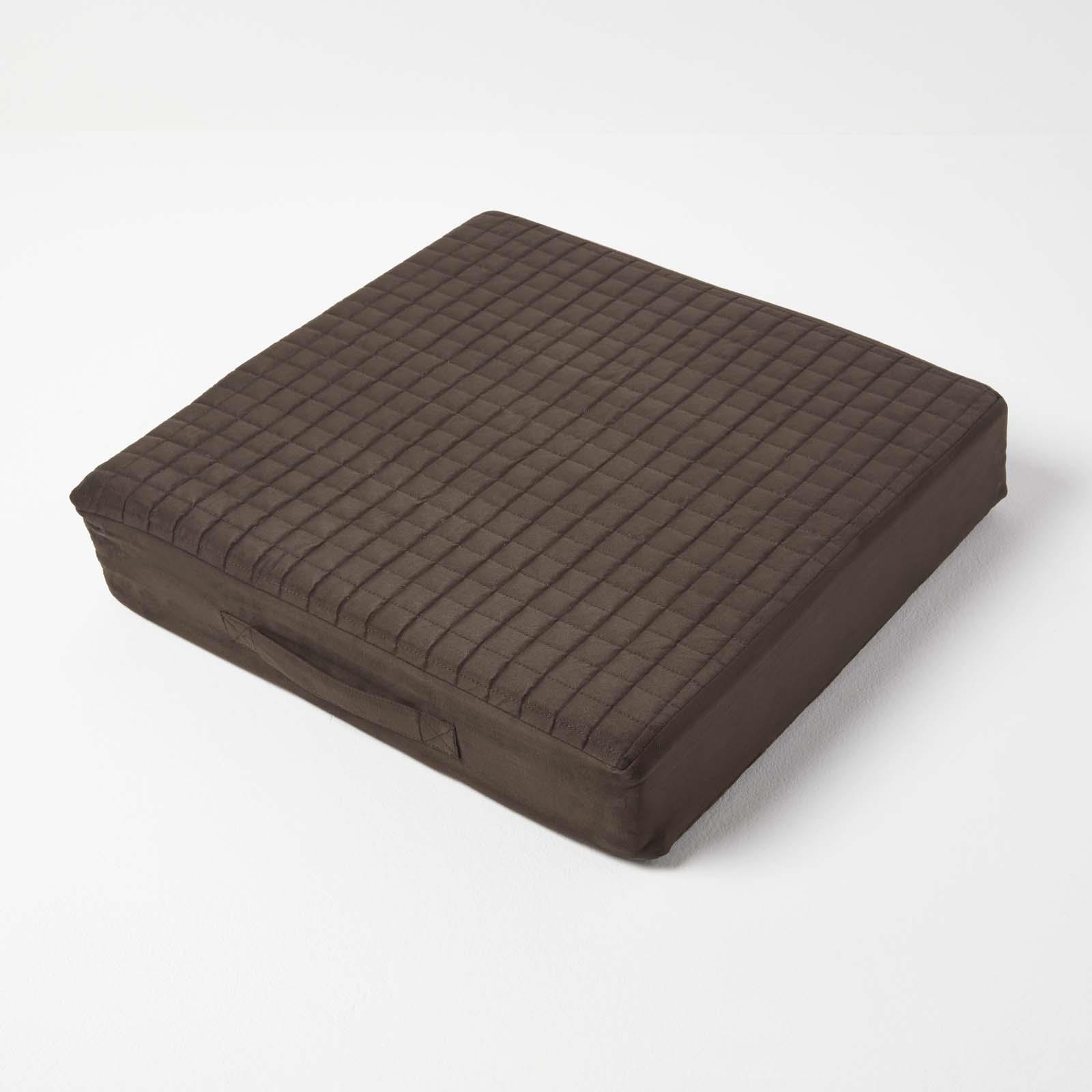 Quilted Armchair Booster Cushion with Removable Cover Firm Orthopaedic Foam - Picture 40 of 43