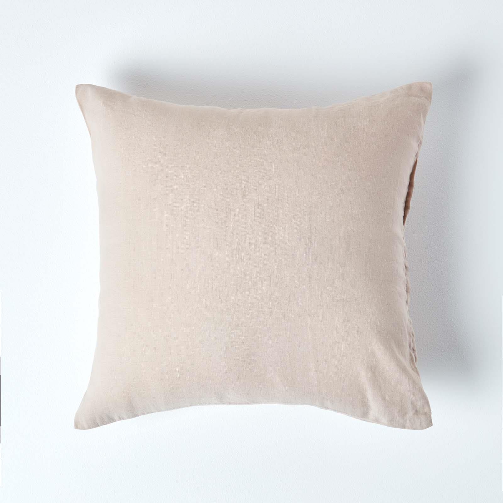Luxury Cotton Linen Plain Soft Continental European Pillowcase - Picture 17 of 27