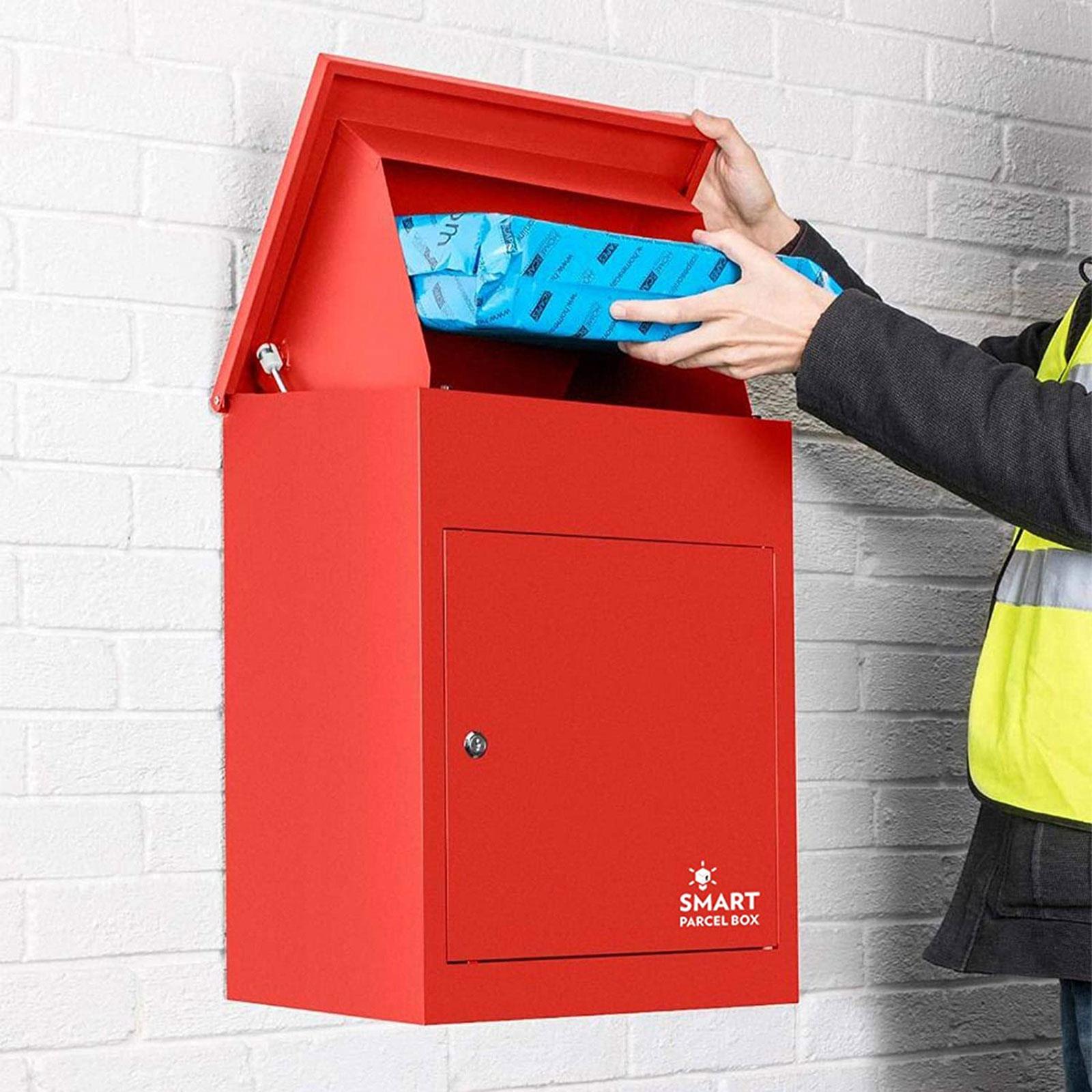 Medium Parcel Delivery Drop Box Lockable Home Storage Letter Post Box - Picture 47 of 64