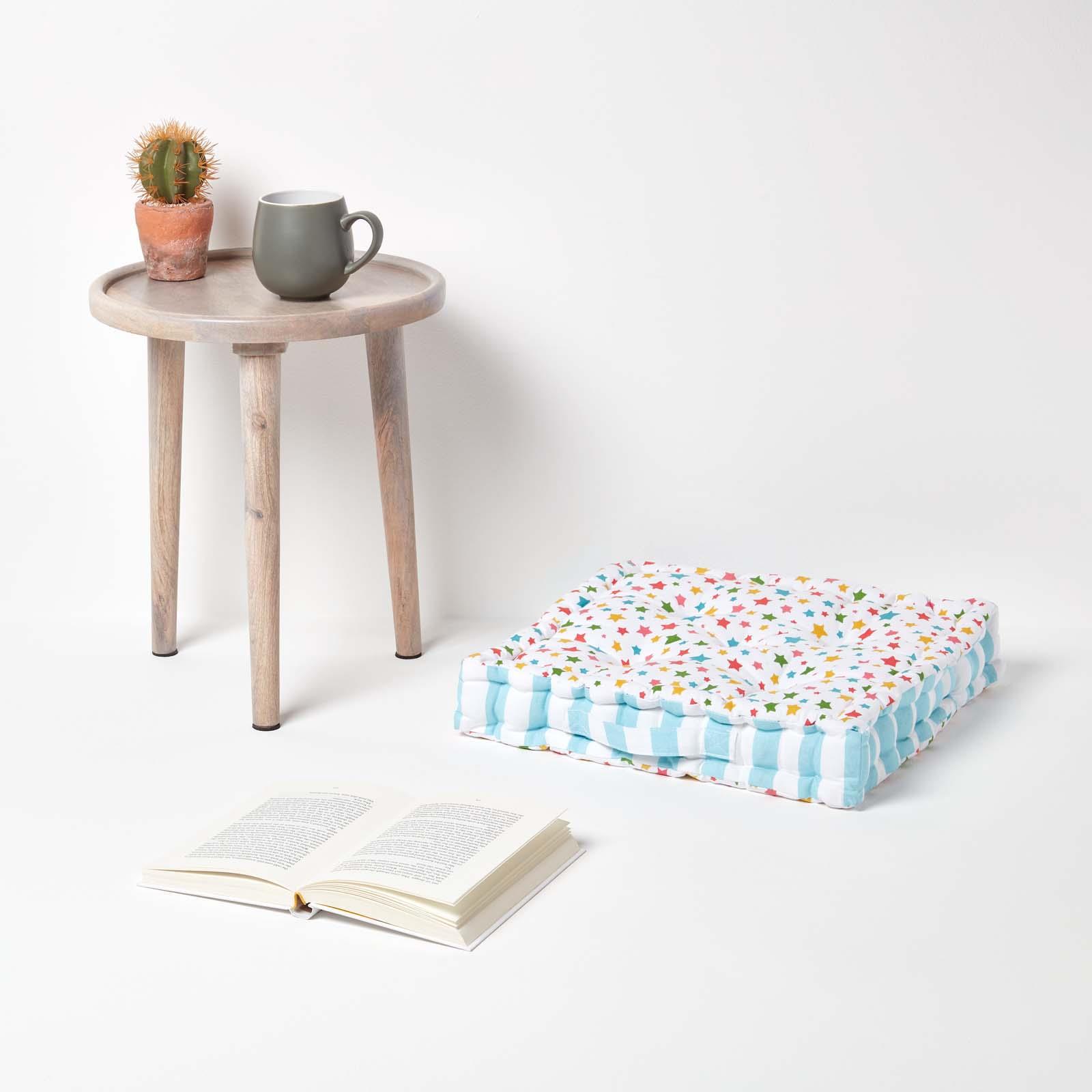 Cotton Floral Floor Cushions Large Kids Garden Dining Chair Seat Pad Booster - Picture 33 of 57