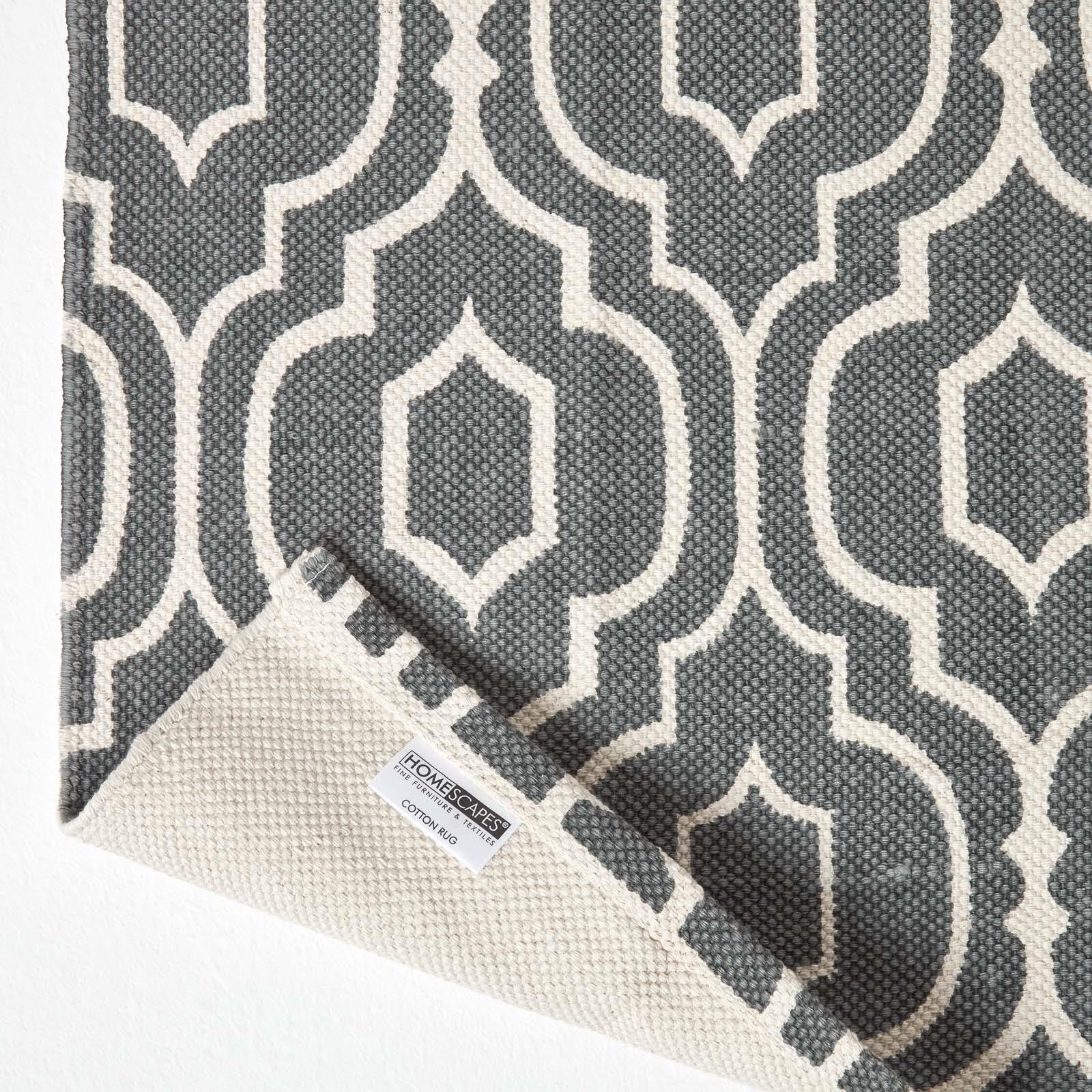 Handwoven Hallway Runner 100% Cotton Hall Rug Multicolour Geometric Printed - Picture 31 of 41
