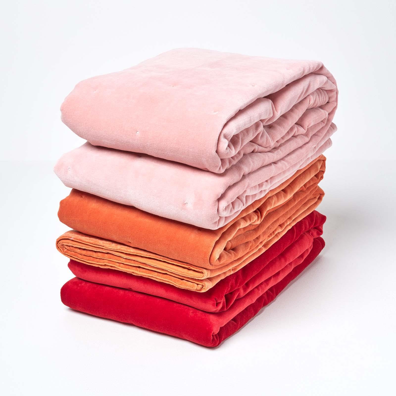 Luxurious Super Soft Cotton Velvet Woven Washable Quilted Sofa or Bed Throw - Picture 56 of 57