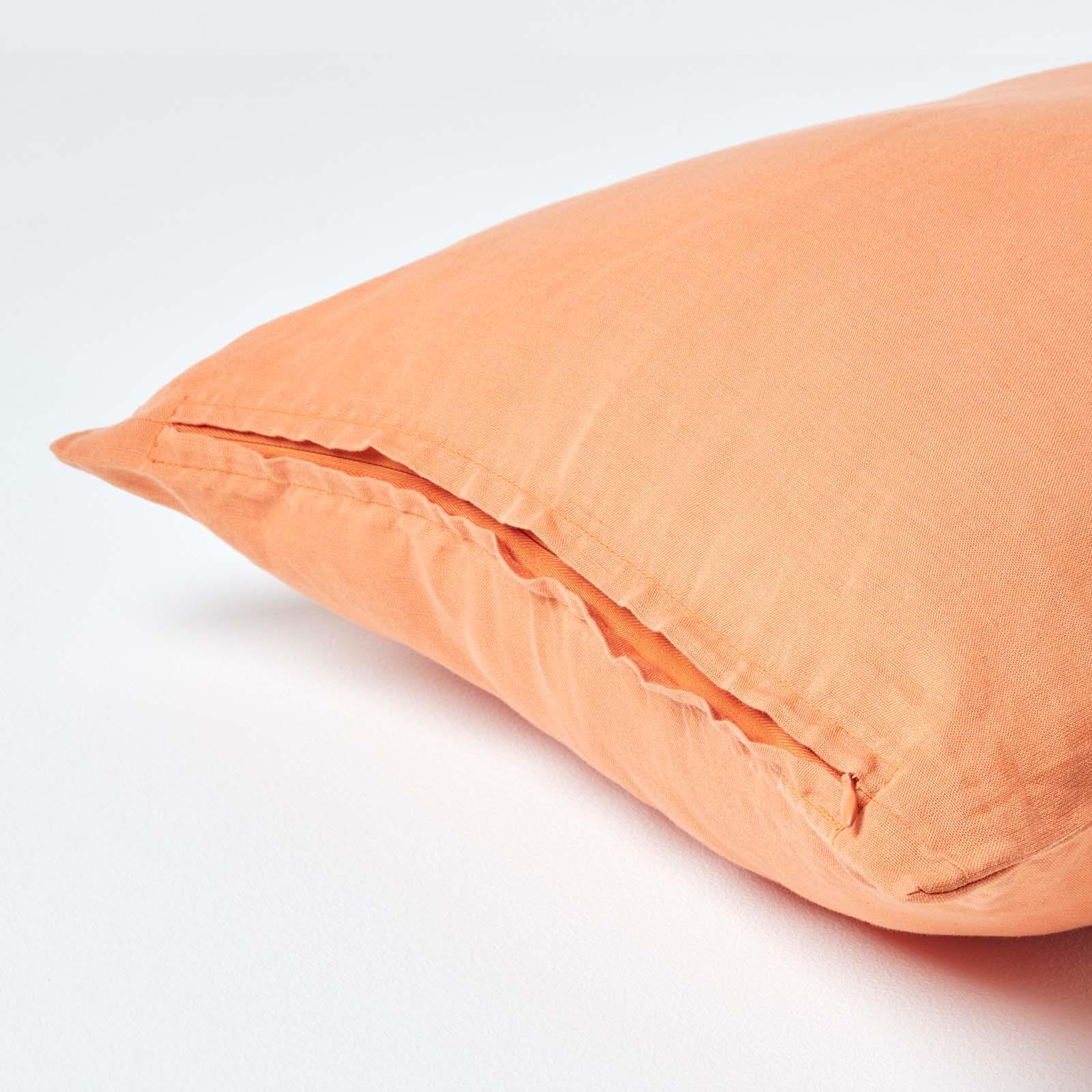 Luxury Cotton Linen Plain Soft Continental European Pillowcase - Picture 4 of 27