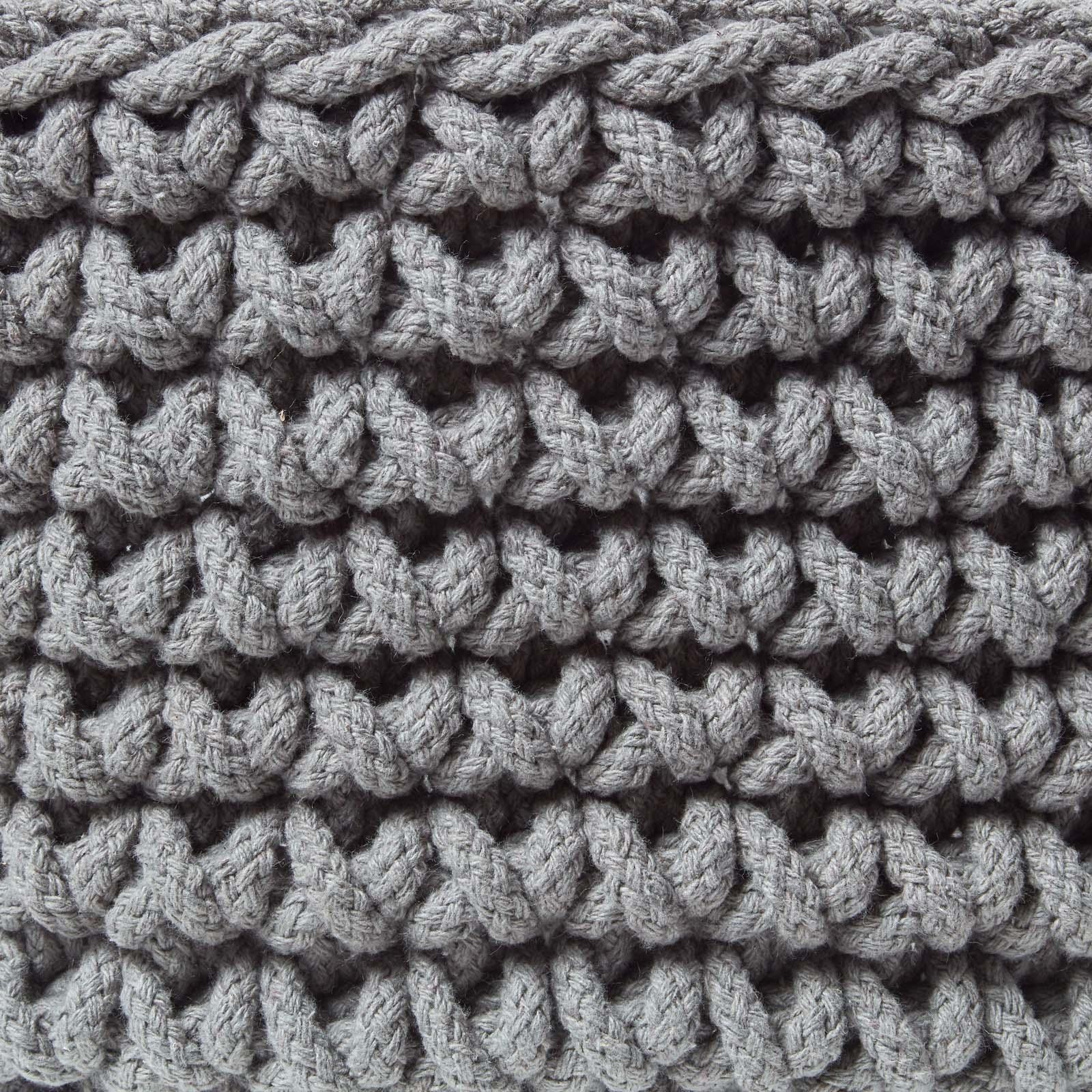 100% Cotton Round Knitted Storage Basket Books & Cloths Storage Handmade Basket - Picture 29 of 135