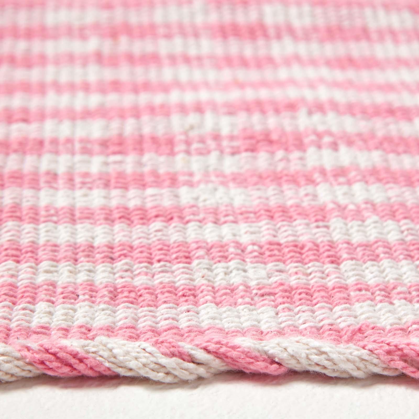 Cotton Gingham Rugs Pink Blue Beige Green Orange Carpet Kids Bath Mats - Picture 35 of 43