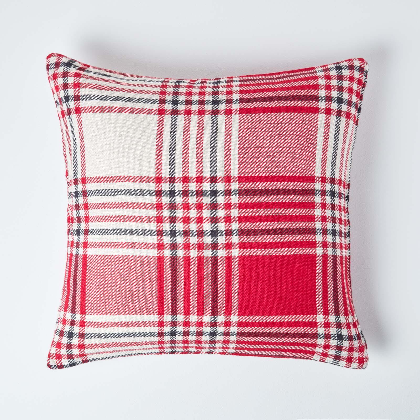 Tartan Check 100% Cotton and Polyester Sofa or Settee Cushion Covers Washable - Picture 36 of 50