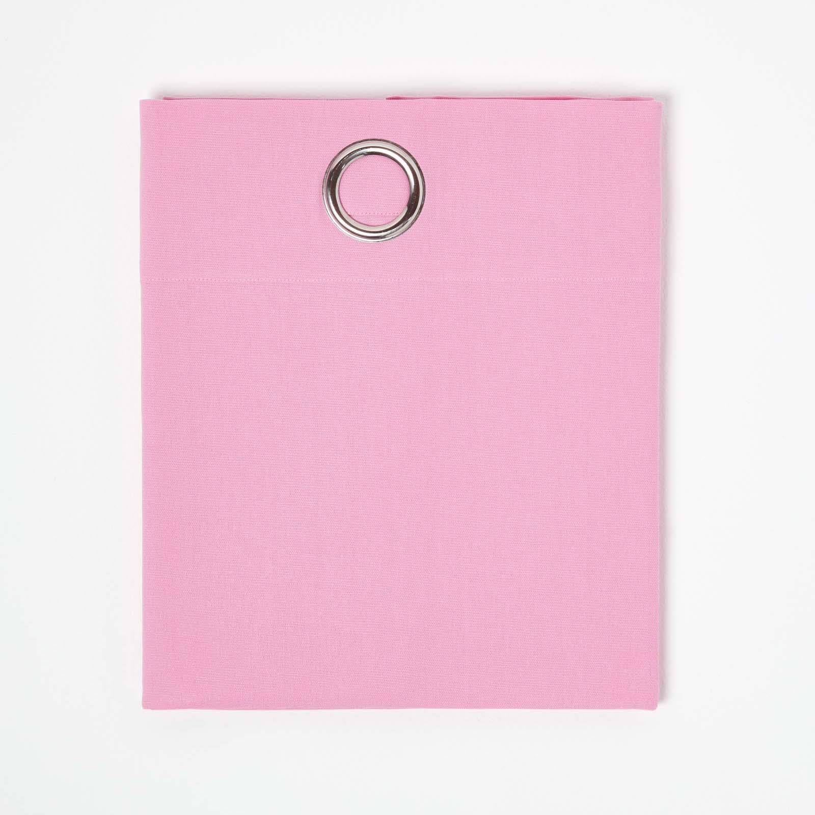 Plain Dyed Heavy Cotton Curtain Eyelet Ready Made Ring Top White, Blue, Grey - Picture 69 of 83