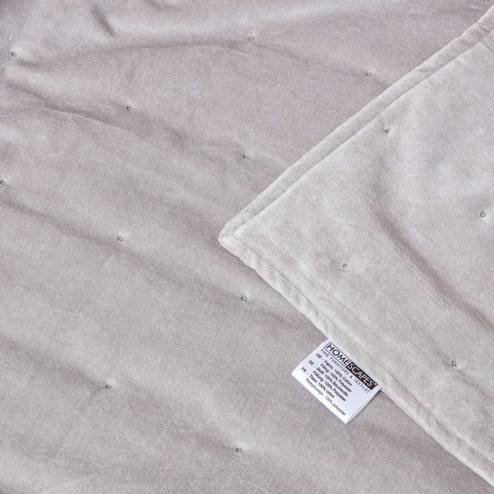 Luxurious Super Soft Cotton Velvet Woven Washable Quilted Sofa or Bed Throw - Picture 36 of 57