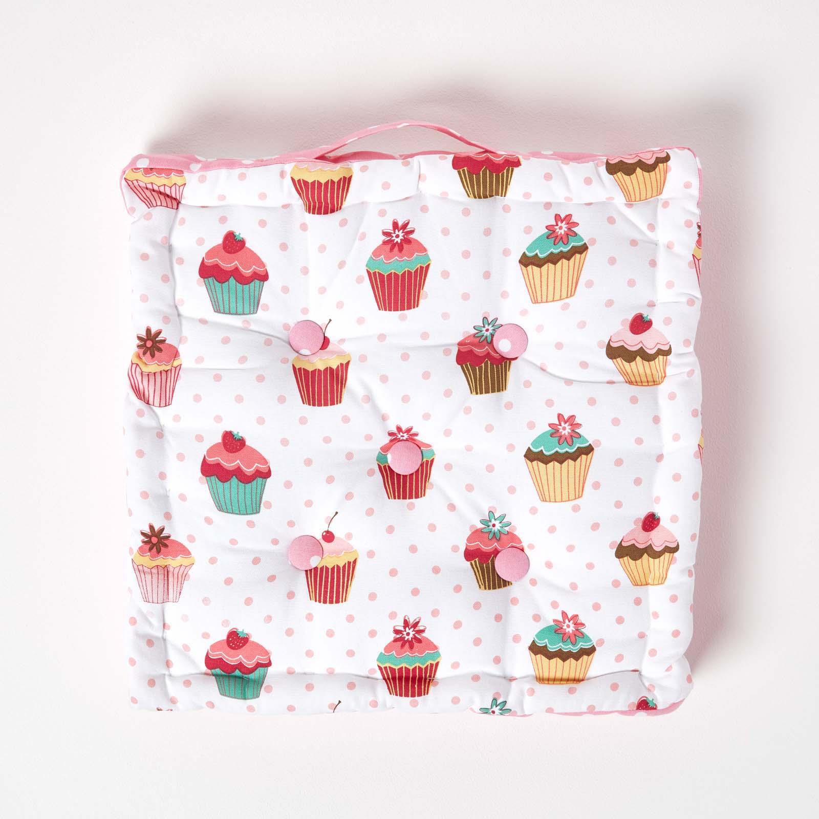 Cotton Floral Floor Cushions Large Kids Garden Dining Chair Seat Pad Booster - Picture 16 of 57