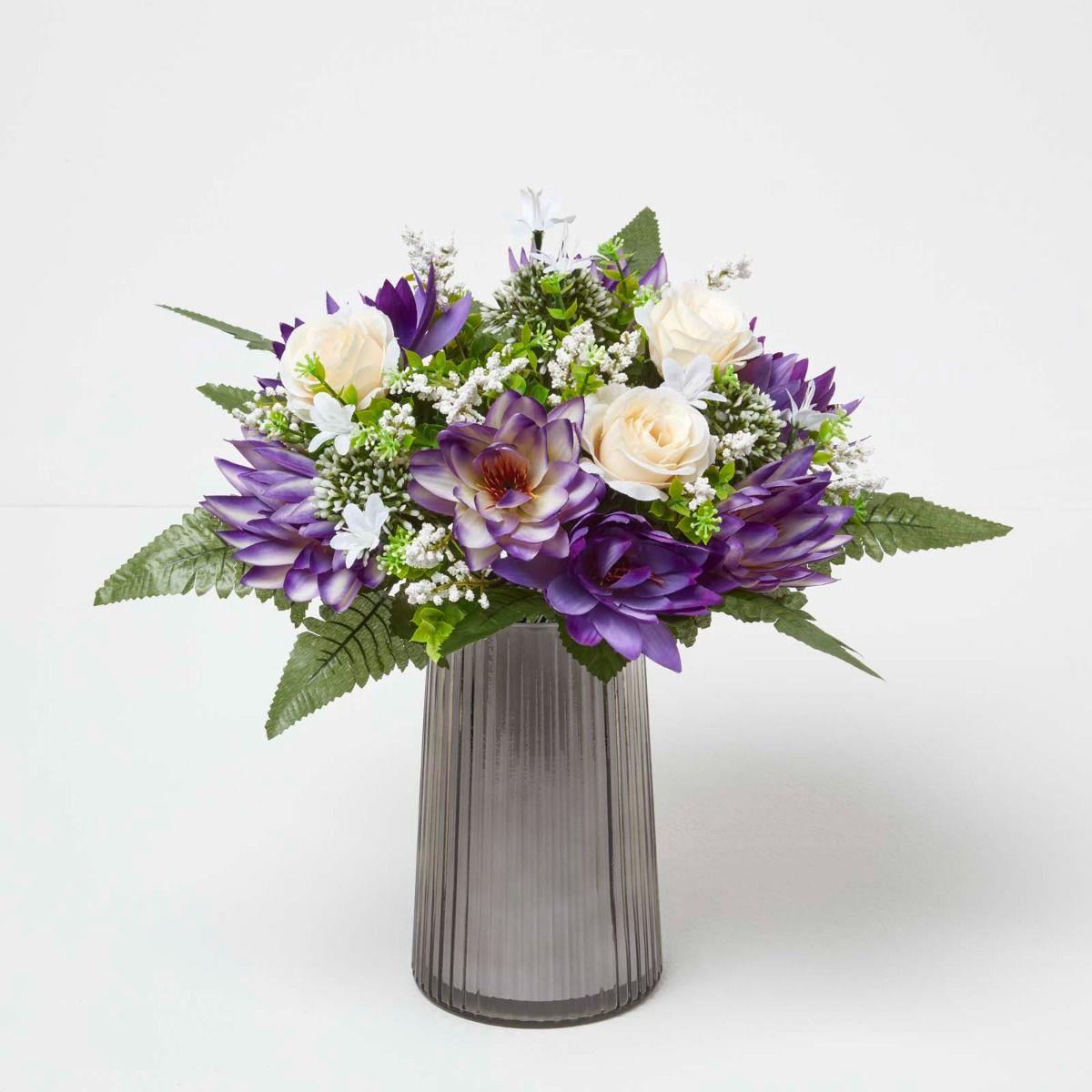 Artificial Fake Flowers Bouquet Arrangement Home Wedding Party Garden-Decor - Picture 13 of 38