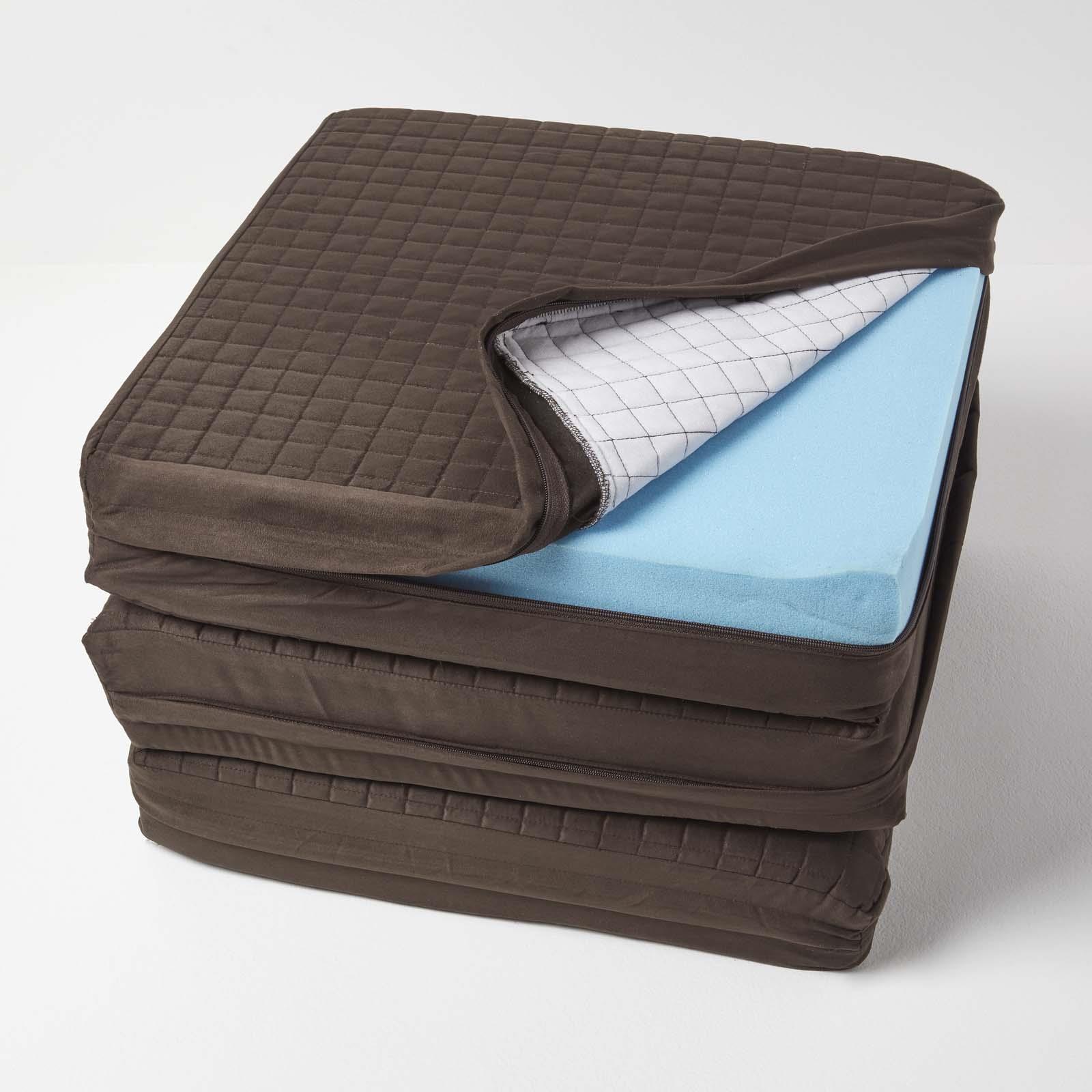 3 Seater Quilted Orthopaedic Booster Cushion Cover with Zip - Picture 37 of 50