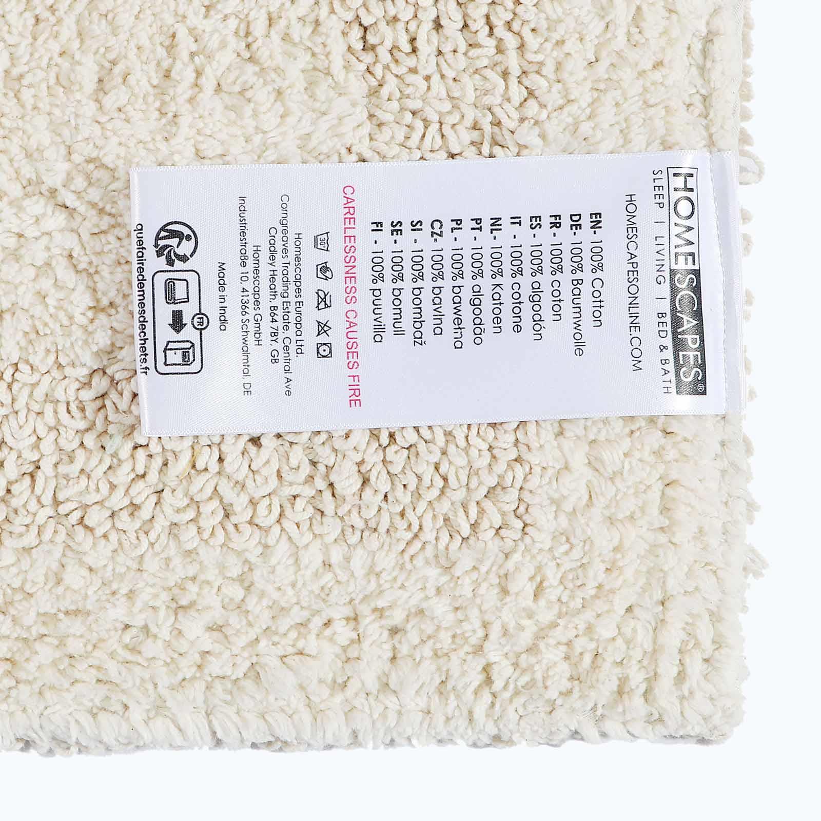 100% Cotton Luxury Reversible Extra Large Bath Mat 70x120cm Thick, Soft Non-Slip - Picture 33 of 90