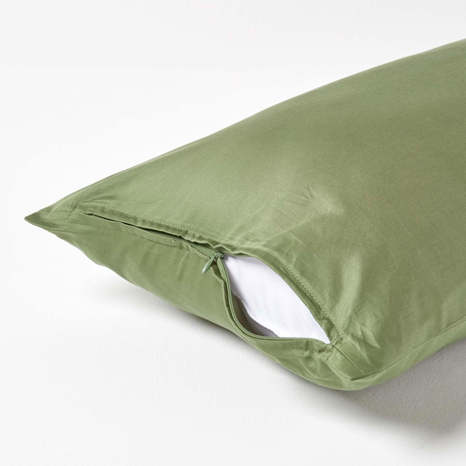 100% Organic Cotton Continental Pillowcase, 400 TC 600 Thread Count Equivalent - Picture 27 of 36