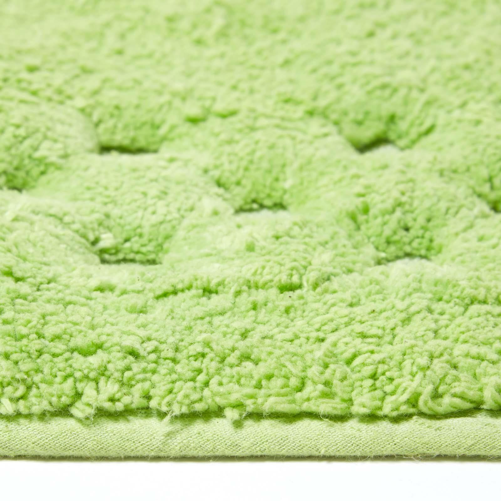 Shower Mats Bath & Pedestal Set Non Slip Soft 100 Cotton Washable