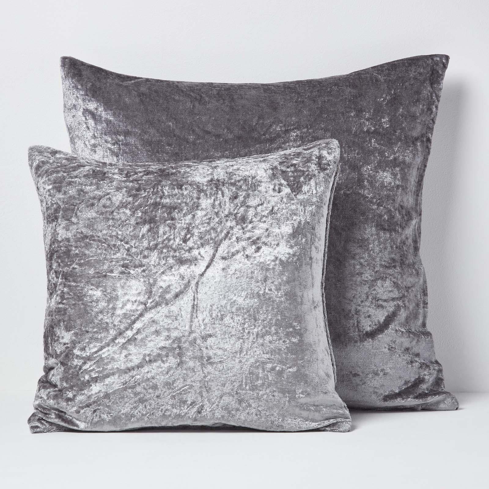Luxury Crushed Velvet Cushion Covers for Home Sofa Décor 18" x 18" and