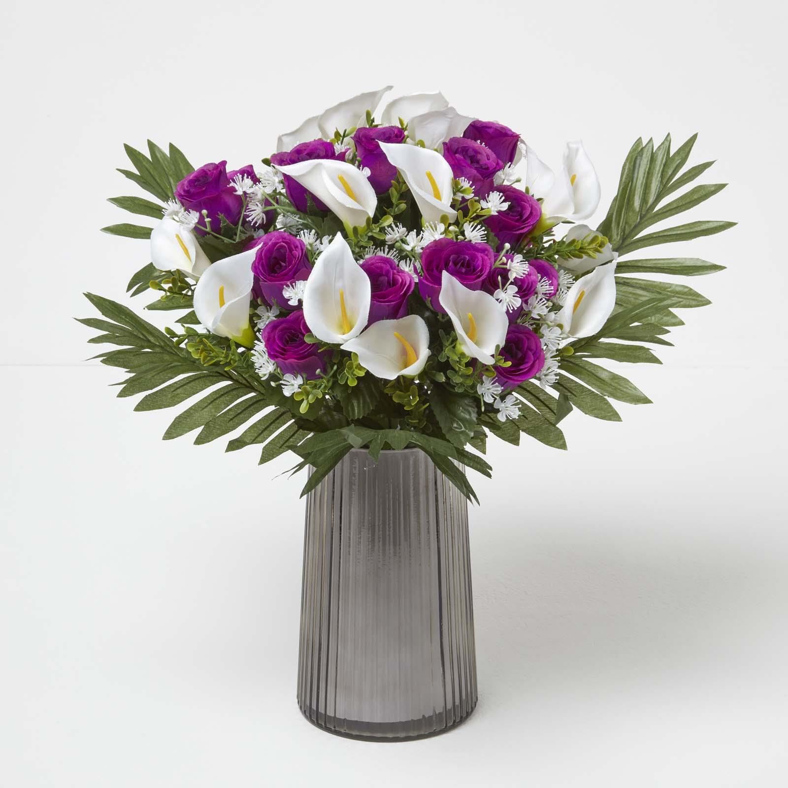 Artificial Fake Flowers Bouquet Arrangement Home Wedding Party Garden-Decor - Picture 26 of 38
