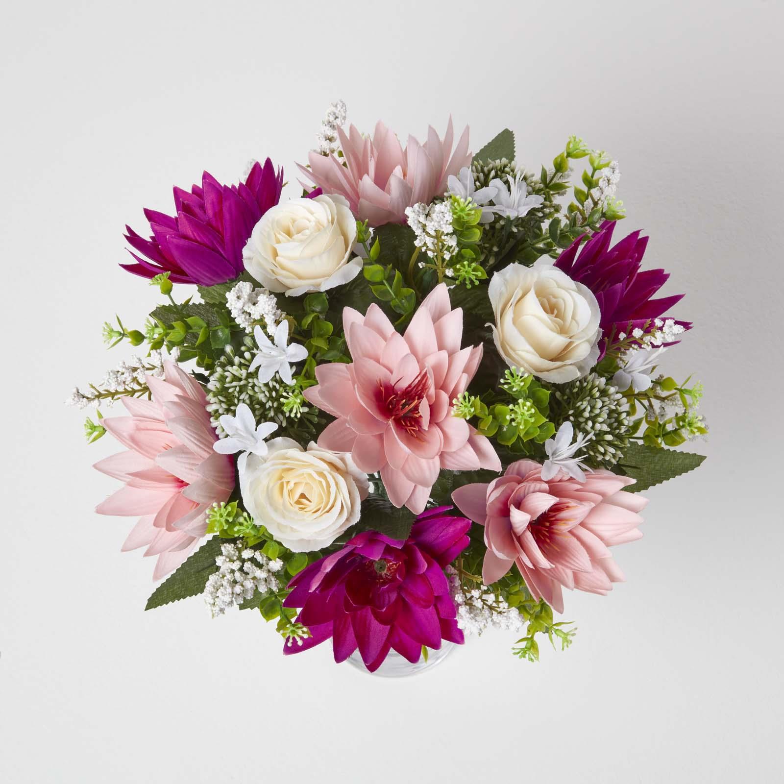 Artificial Fake Flowers Bouquet Arrangement Home Wedding Party Garden-Decor - Picture 32 of 38