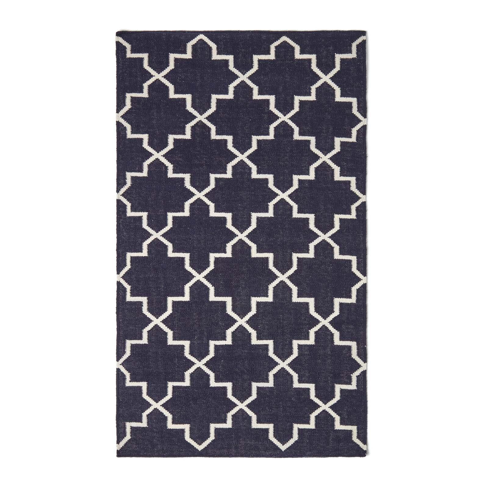 Handmade Cotton & Wool Kilim Rugs Runner Multi Coloured Geometric Diamond Carpet - Picture 25 of 64