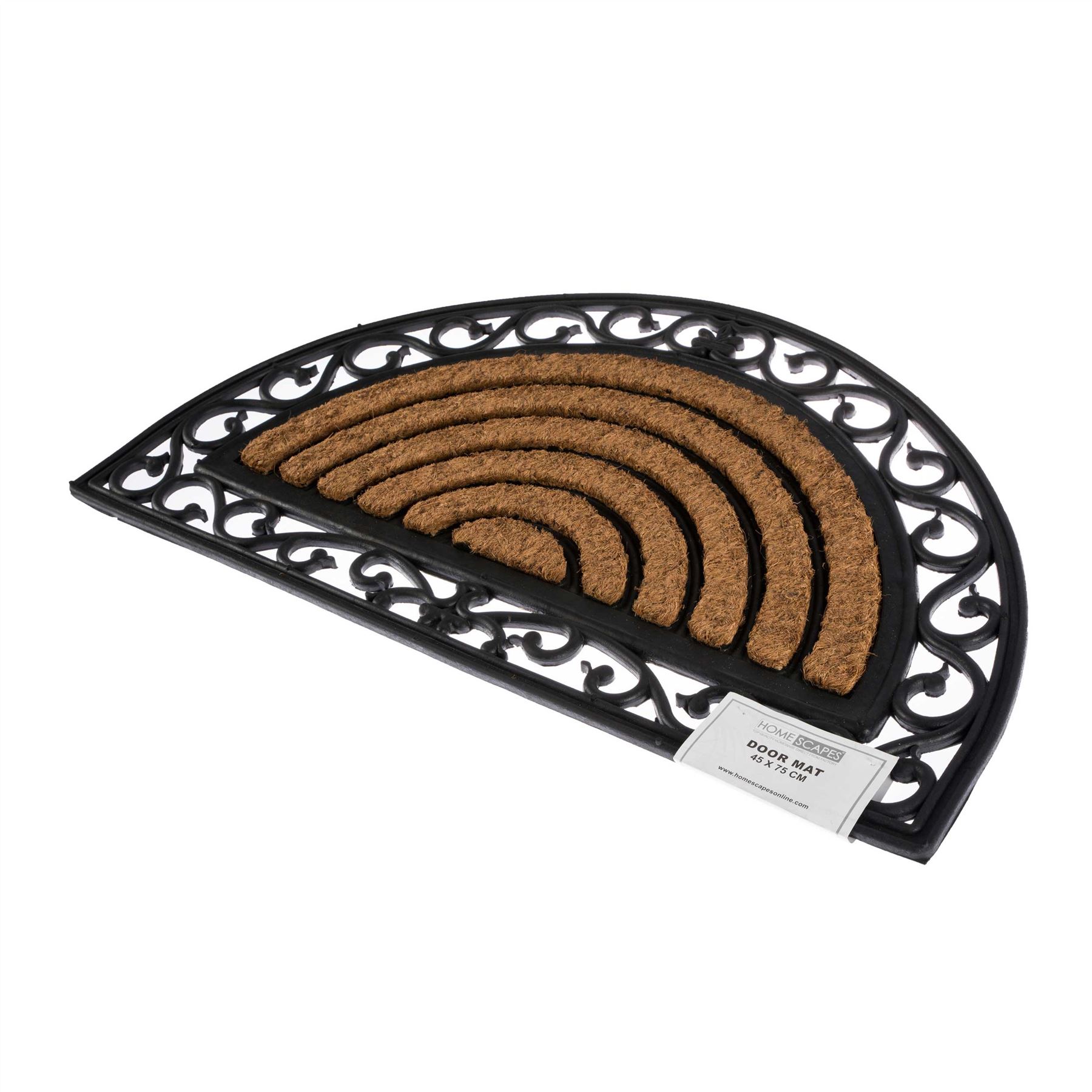 Coir Rubber Door Mat Indoor Outdoor Use Large wrought Iron Heavy Duty