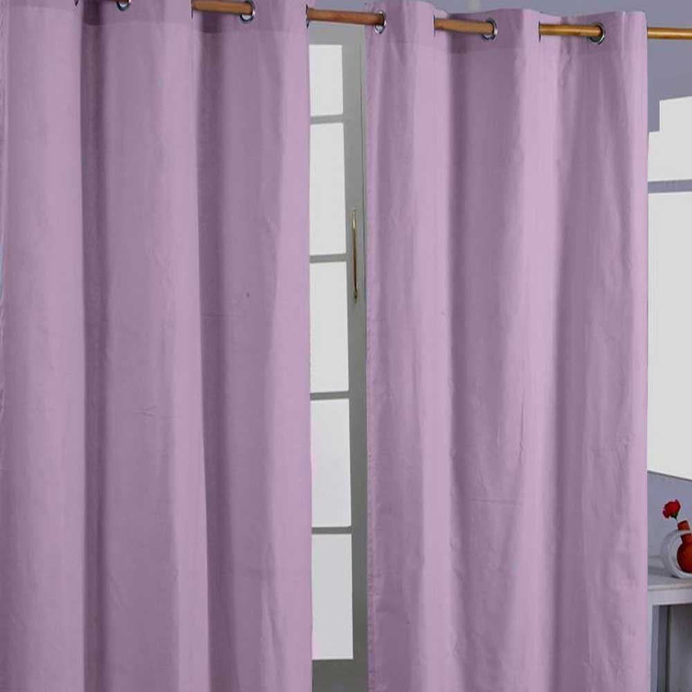 Plain Dyed Heavy Cotton Curtain Eyelet Ready Made Ring Top White, Blue, Grey - Picture 46 of 83