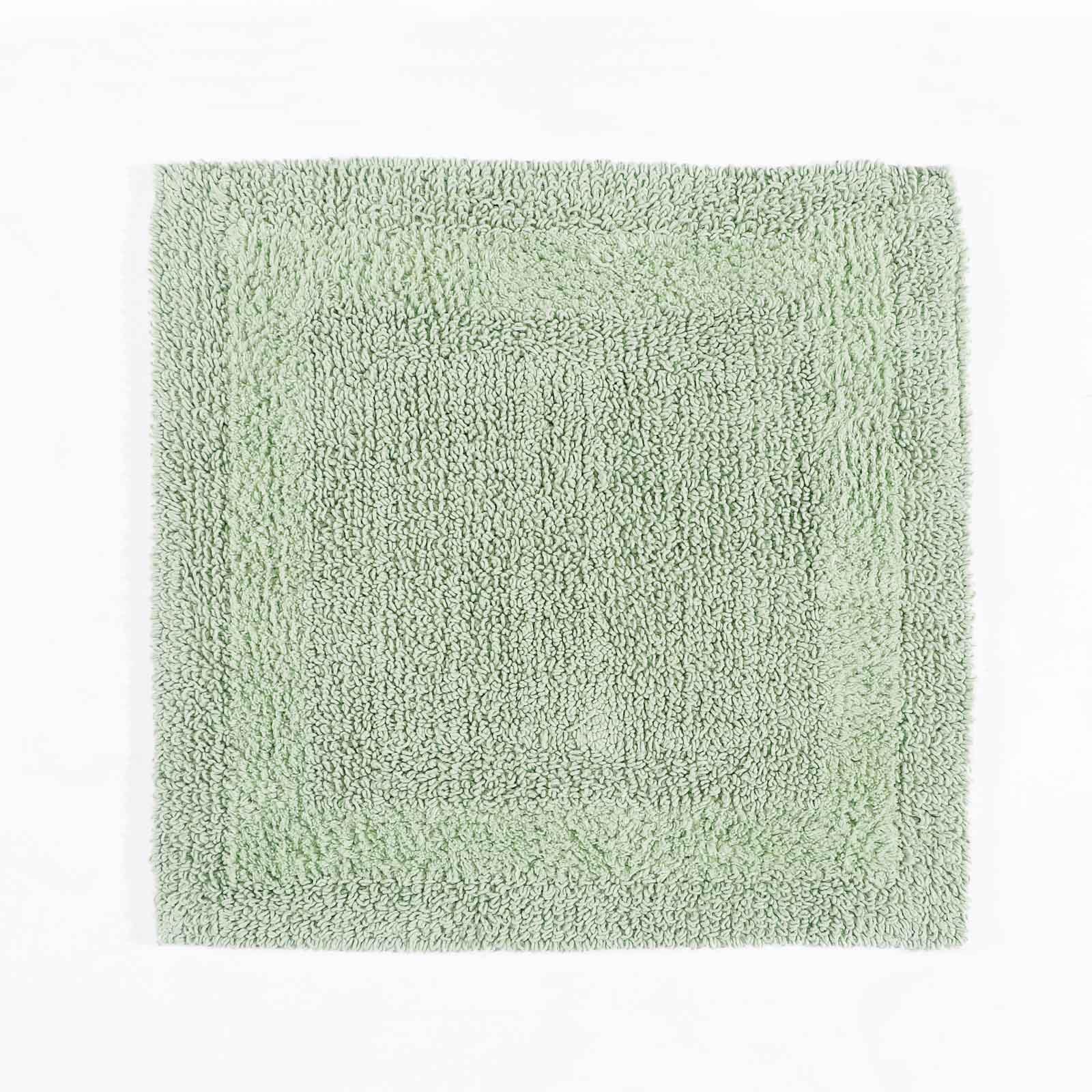 100% Cotton Luxury Reversible Square Shower Mat 50x50cm - Thick, Soft, Non-Slip - Picture 81 of 90