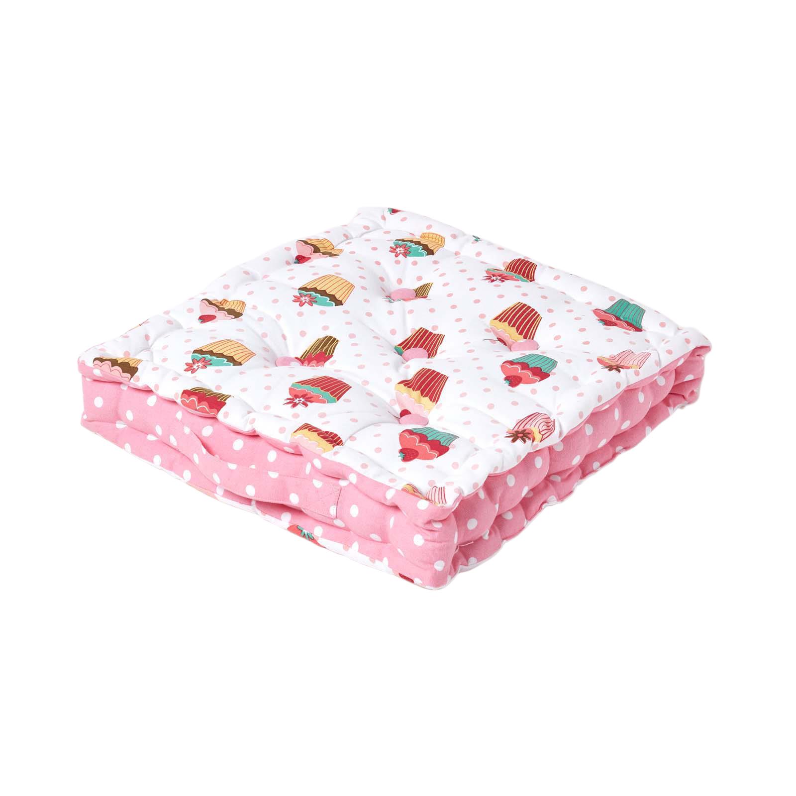Cotton Floral Floor Cushions Large Kids Garden Dining Chair Seat Pad Booster - Picture 14 of 57