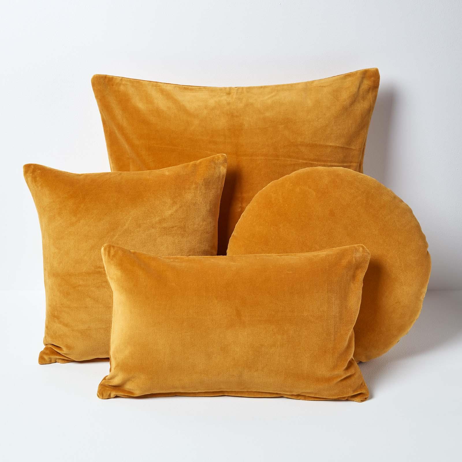 Super Soft Cotton Plain Luxury Velvet Cushion Covers with Hidden Zip Clouser eBay