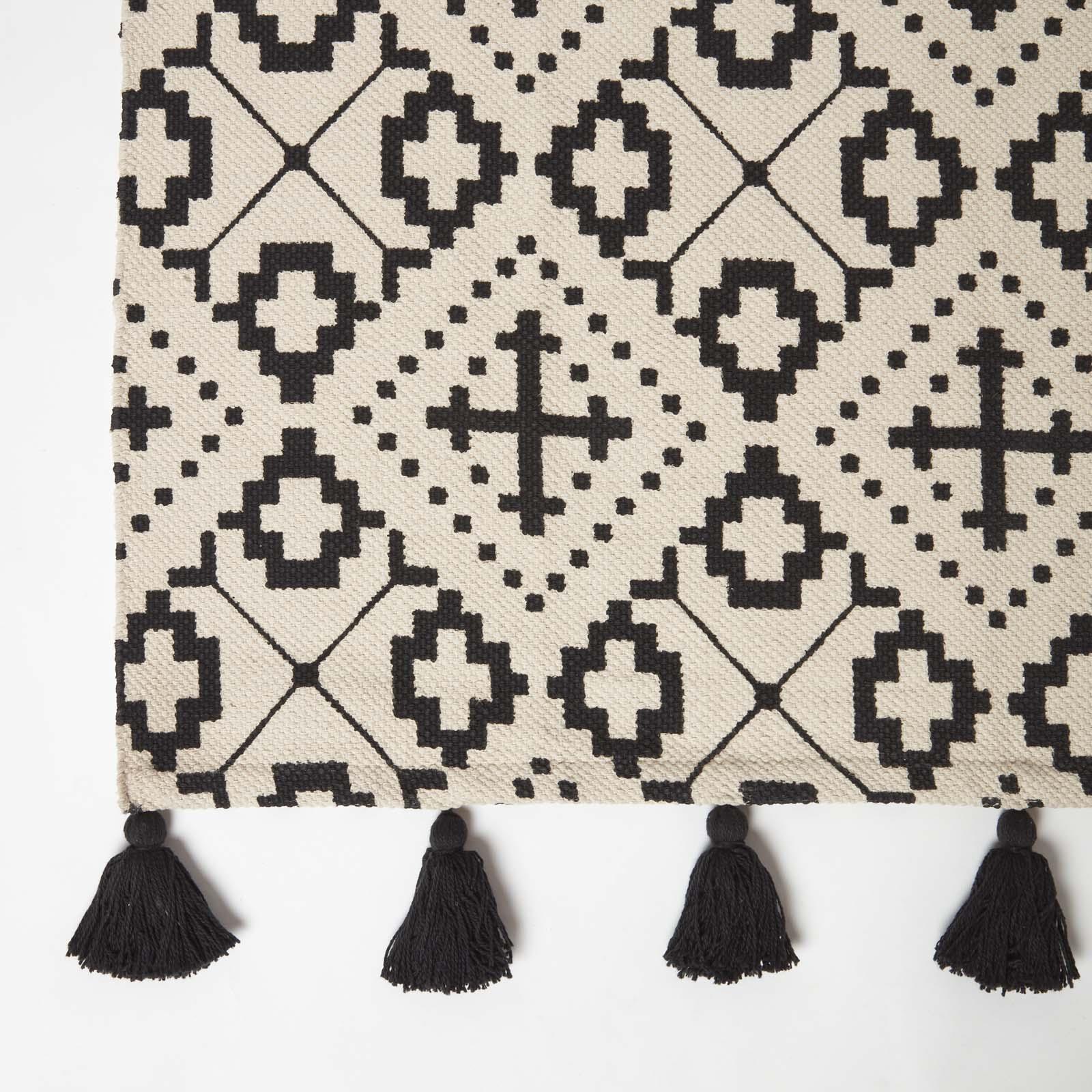 Hand Woven Multi Coloured Rugs and Hall Runners in Decorative Geometric Pattern - Picture 33 of 51