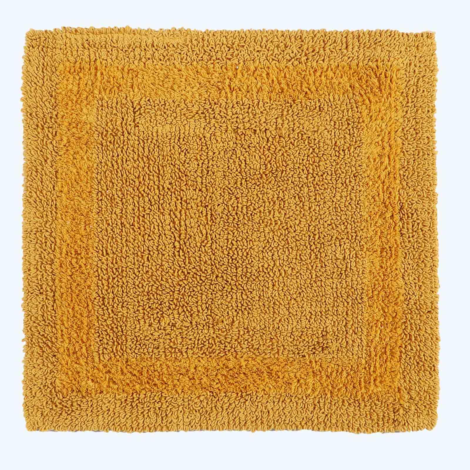 100% Cotton Luxury Reversible Square Shower Mat 50x50cm - Thick, Soft, Non-Slip - Picture 51 of 90