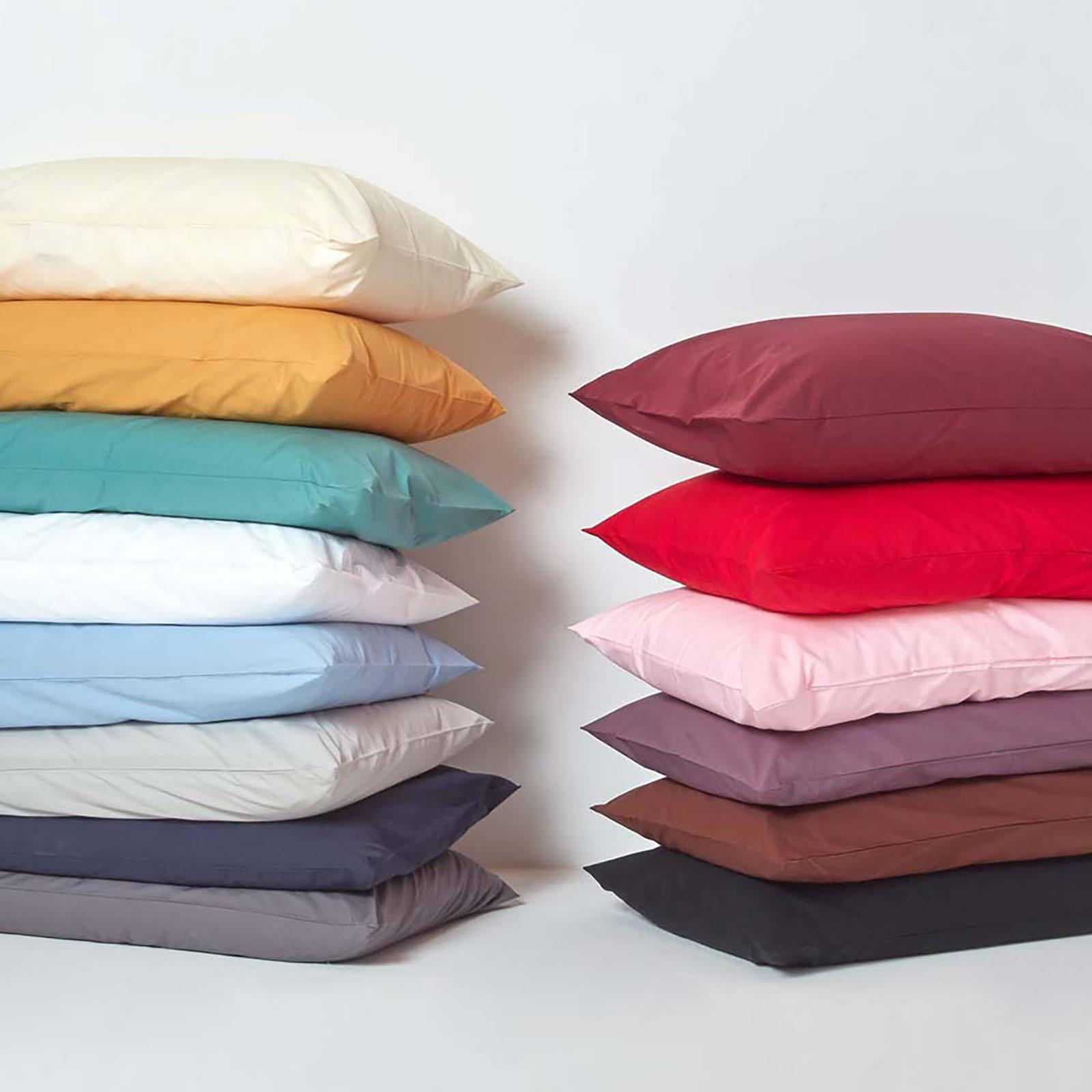 Cotton Pillowcase 200 TC 400 TC Equivalent Percale Hypoallergenic eBay
