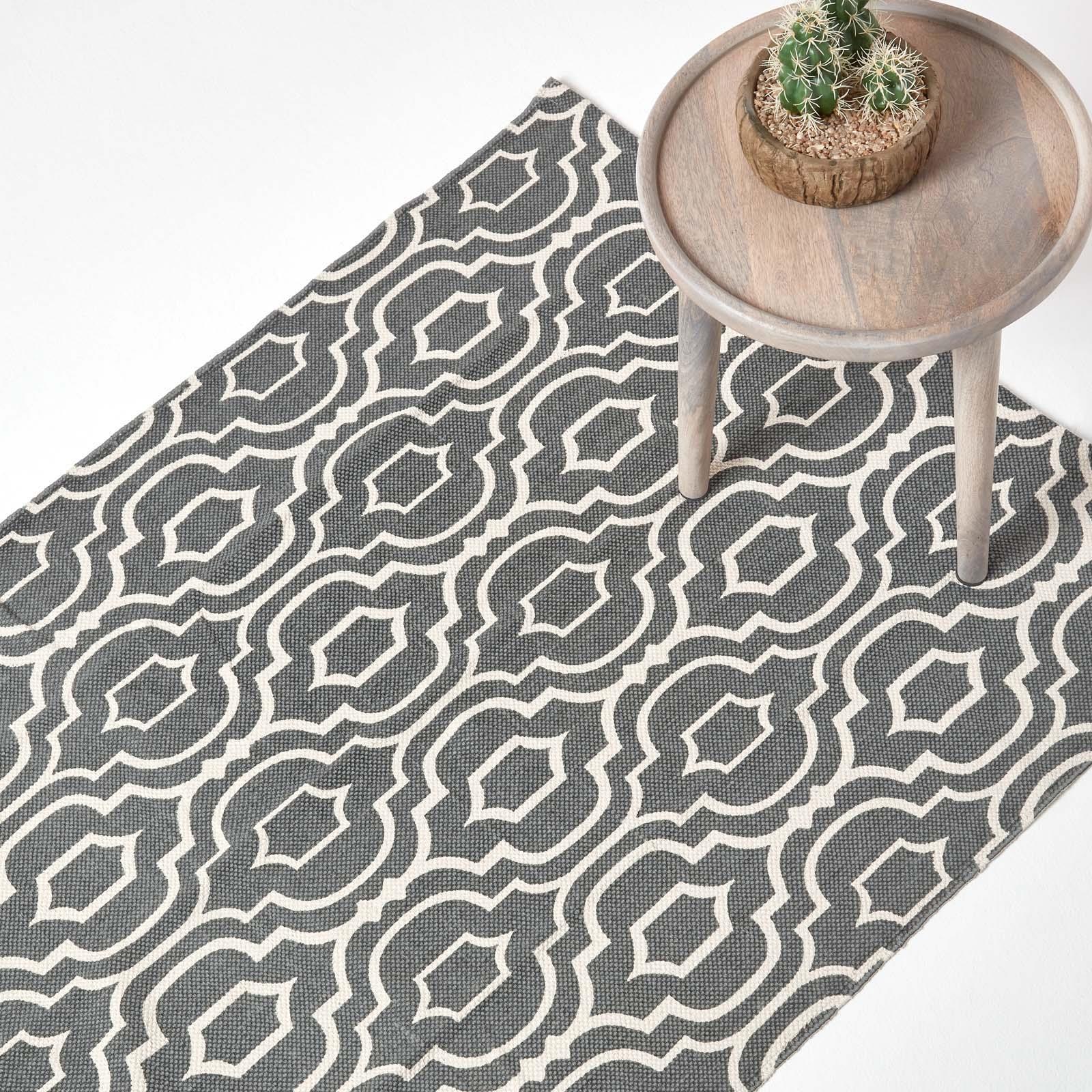 New Small and Extra Large Modern Soft Multi Coloured Geometric Printed Rugs - Picture 36 of 56