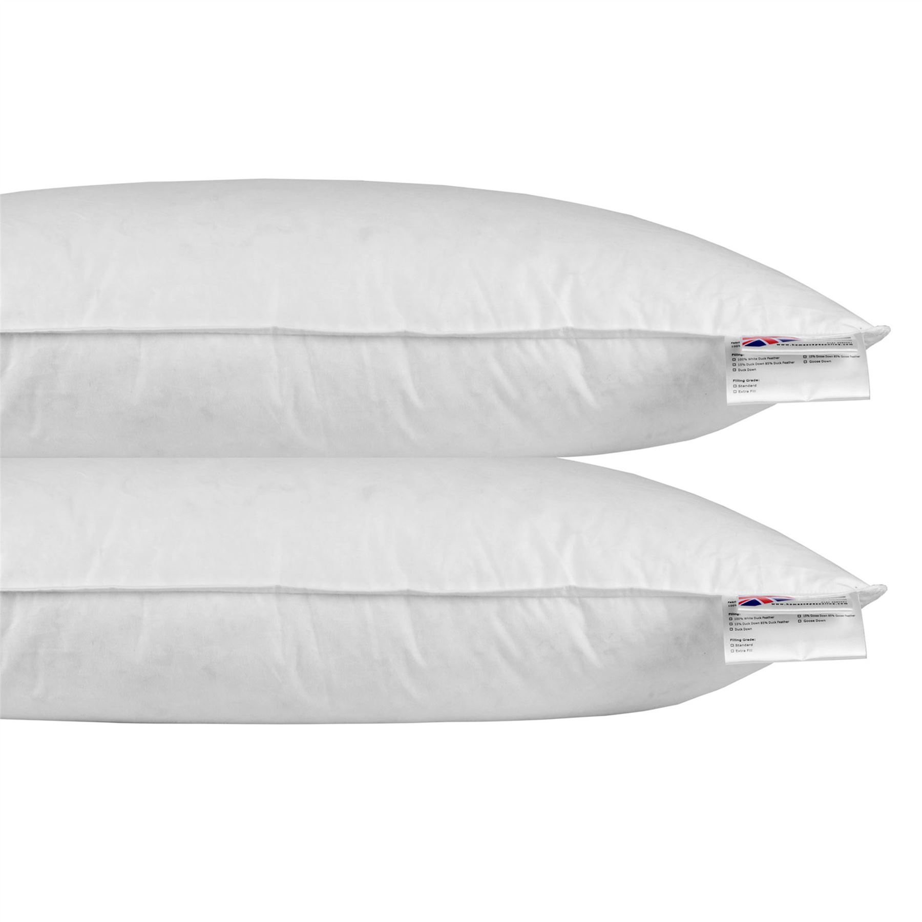 Goose Feather & Down European Size Continental Single and Pillow Pair