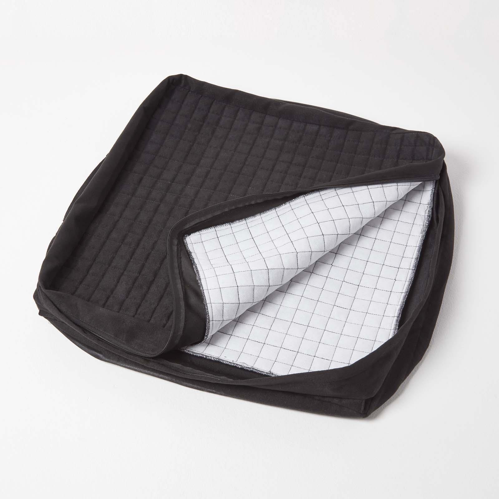 3 Seater Quilted Orthopaedic Booster Cushion Cover with Zip - Picture 32 of 50