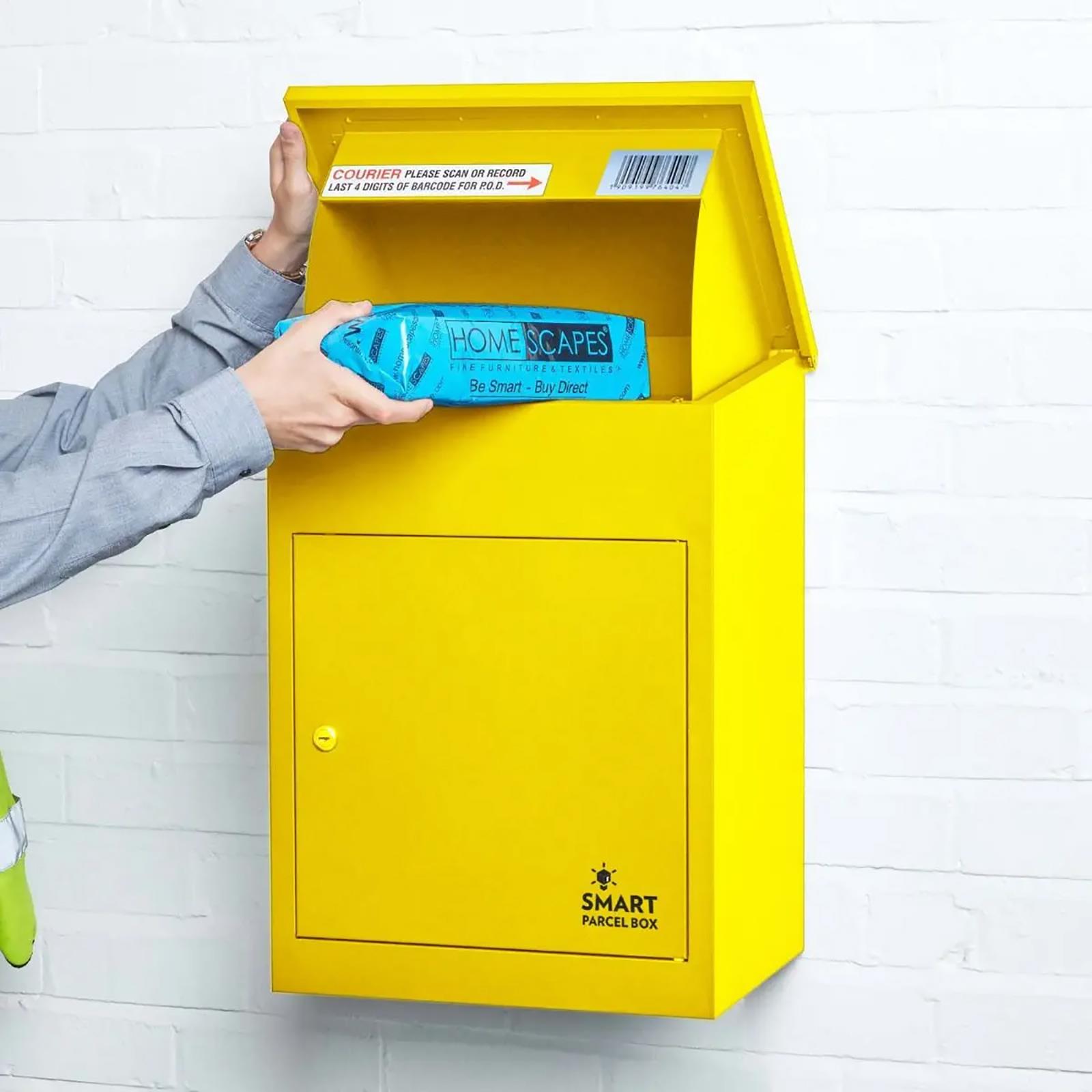 Medium Parcel Delivery Drop Box Lockable Home Storage Letter Post Box - Picture 56 of 64