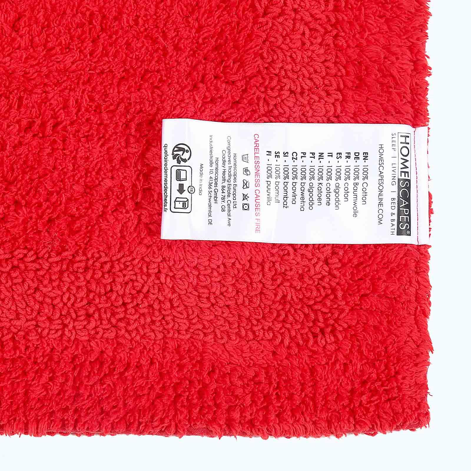 100% Cotton Luxury Reversible Extra Large Bath Mat 70x120cm Thick, Soft Non-Slip - Picture 78 of 90