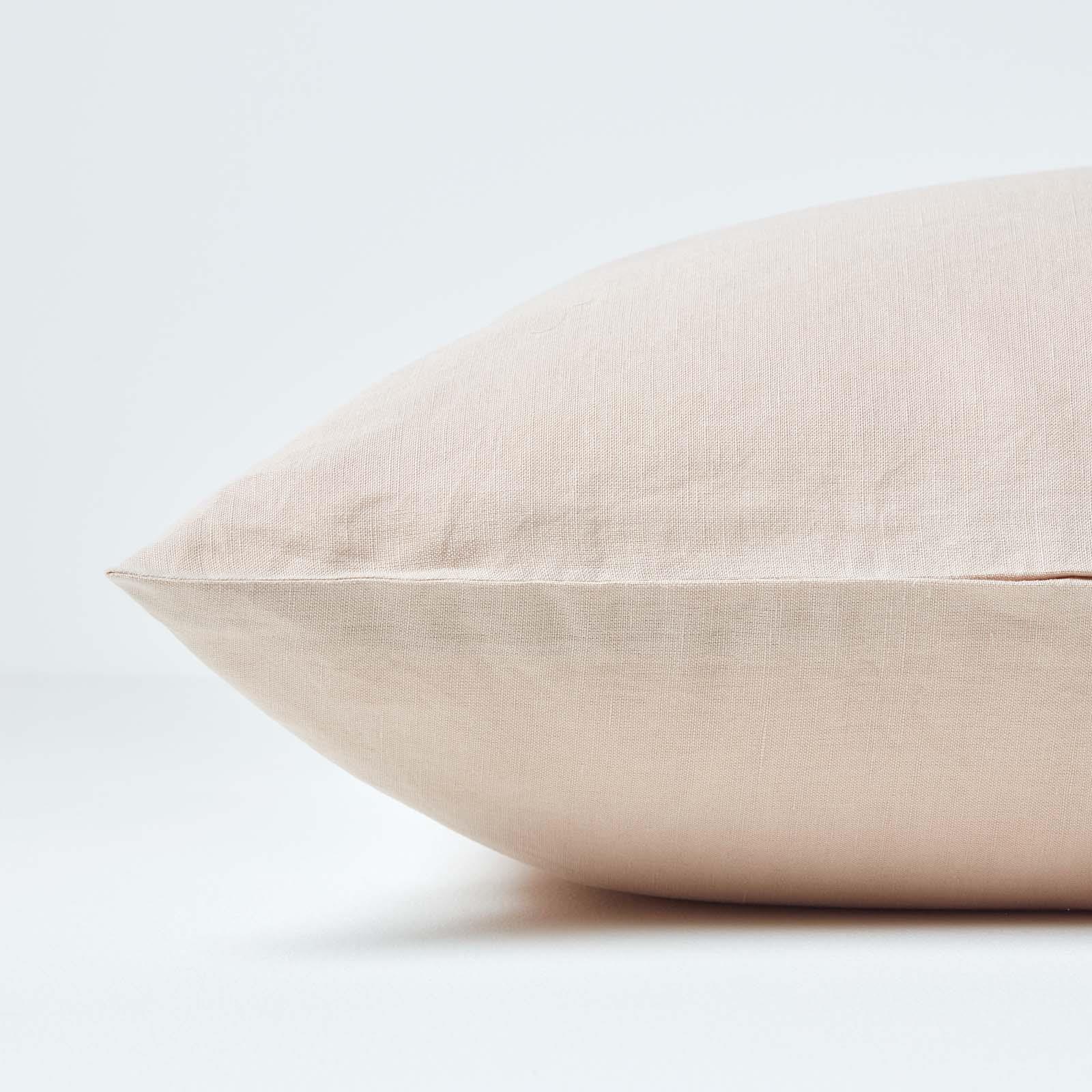 Luxury Cotton Linen Plain Soft Continental European Pillowcase - Picture 18 of 27