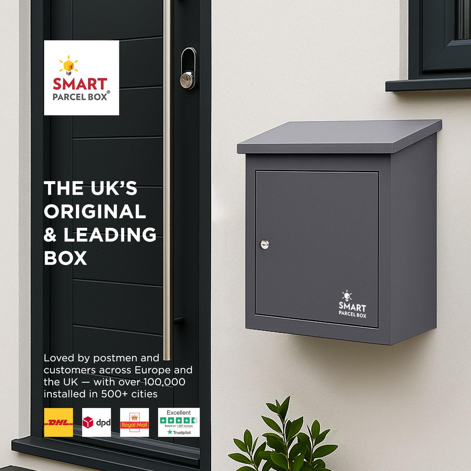 Medium Parcel Delivery Drop Box Lockable Home Storage Letter Post Box - Picture 30 of 64