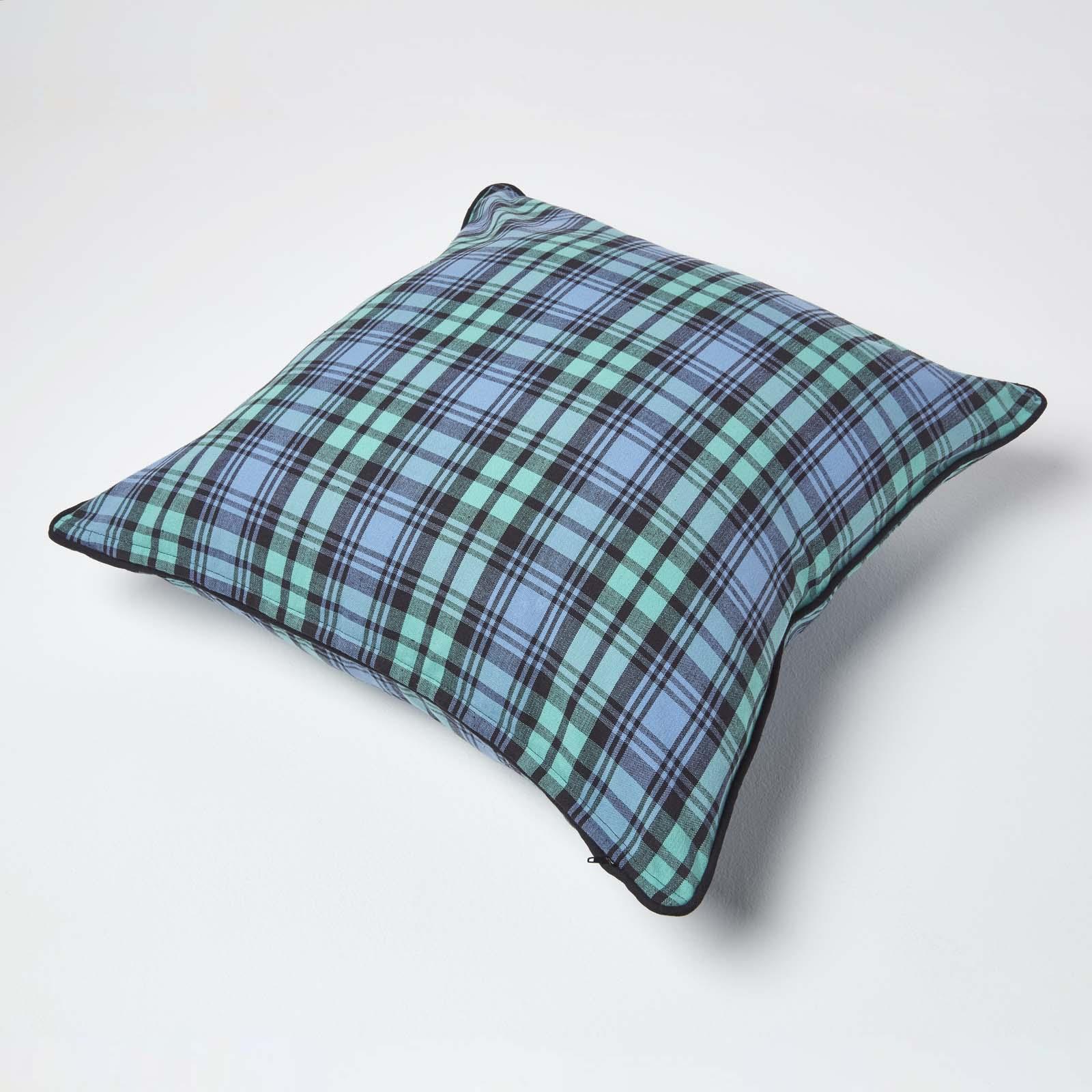 Tartan Check 100% Cotton and Polyester Sofa or Settee Cushion Covers Washable - Picture 5 of 50