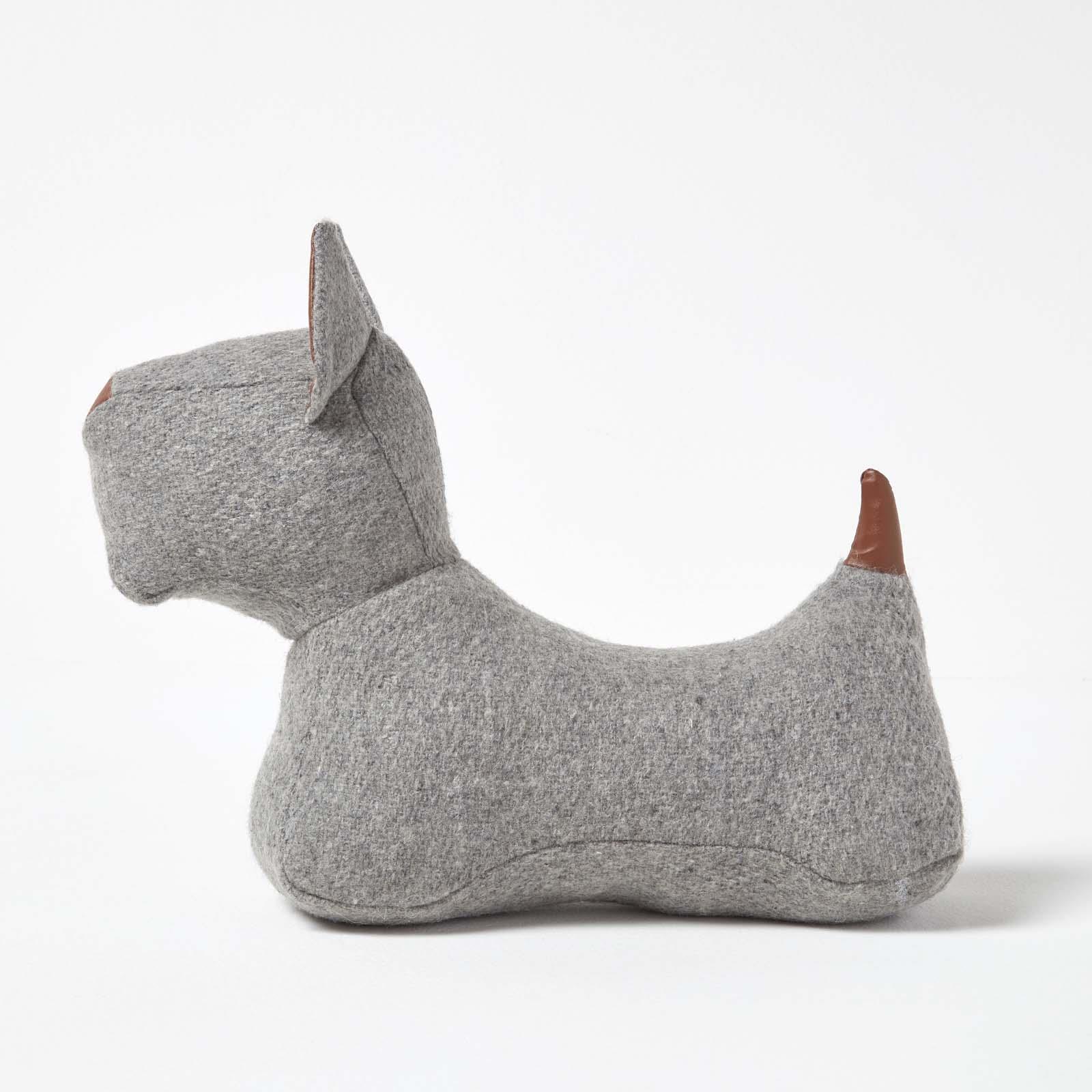 Novelty Animal Door Stop Filled Heavy Fabric Leather Door Stay Stopper