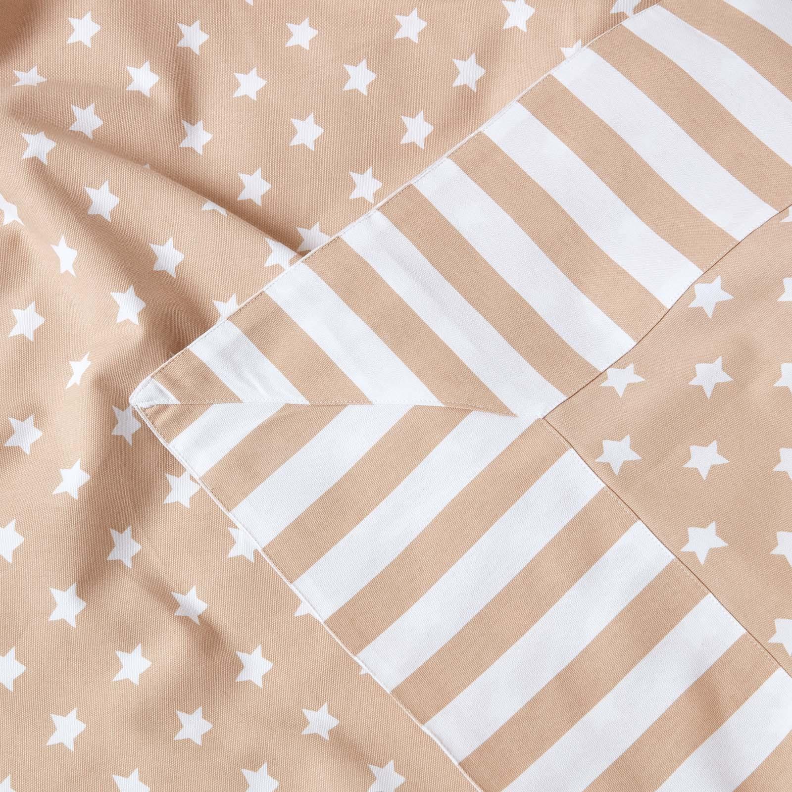 Cotton Pink Heart Decorative Sofa Throw, Red Polka Dots, Blue Stars and Stripes - Picture 46 of 55