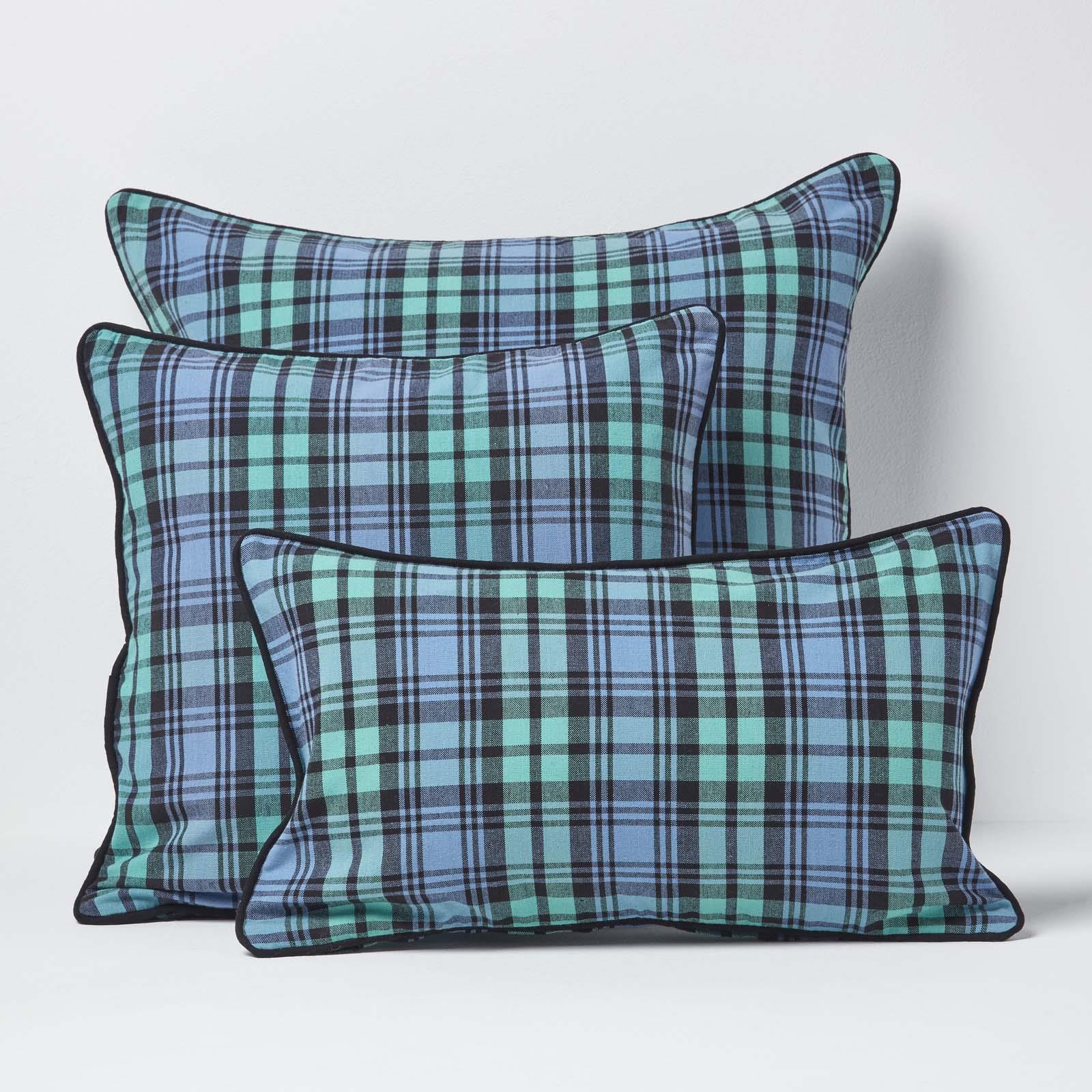 Tartan Check 100% Cotton and Polyester Sofa or Settee Cushion Covers Washable - Picture 6 of 50