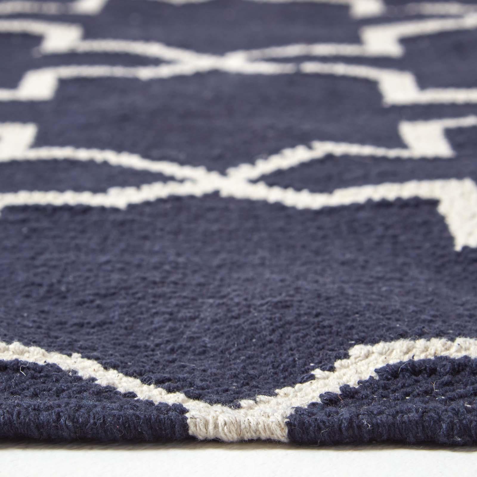 Handmade Cotton & Wool Kilim Rugs Runner Multi Coloured Geometric Diamond Carpet - Picture 28 of 64