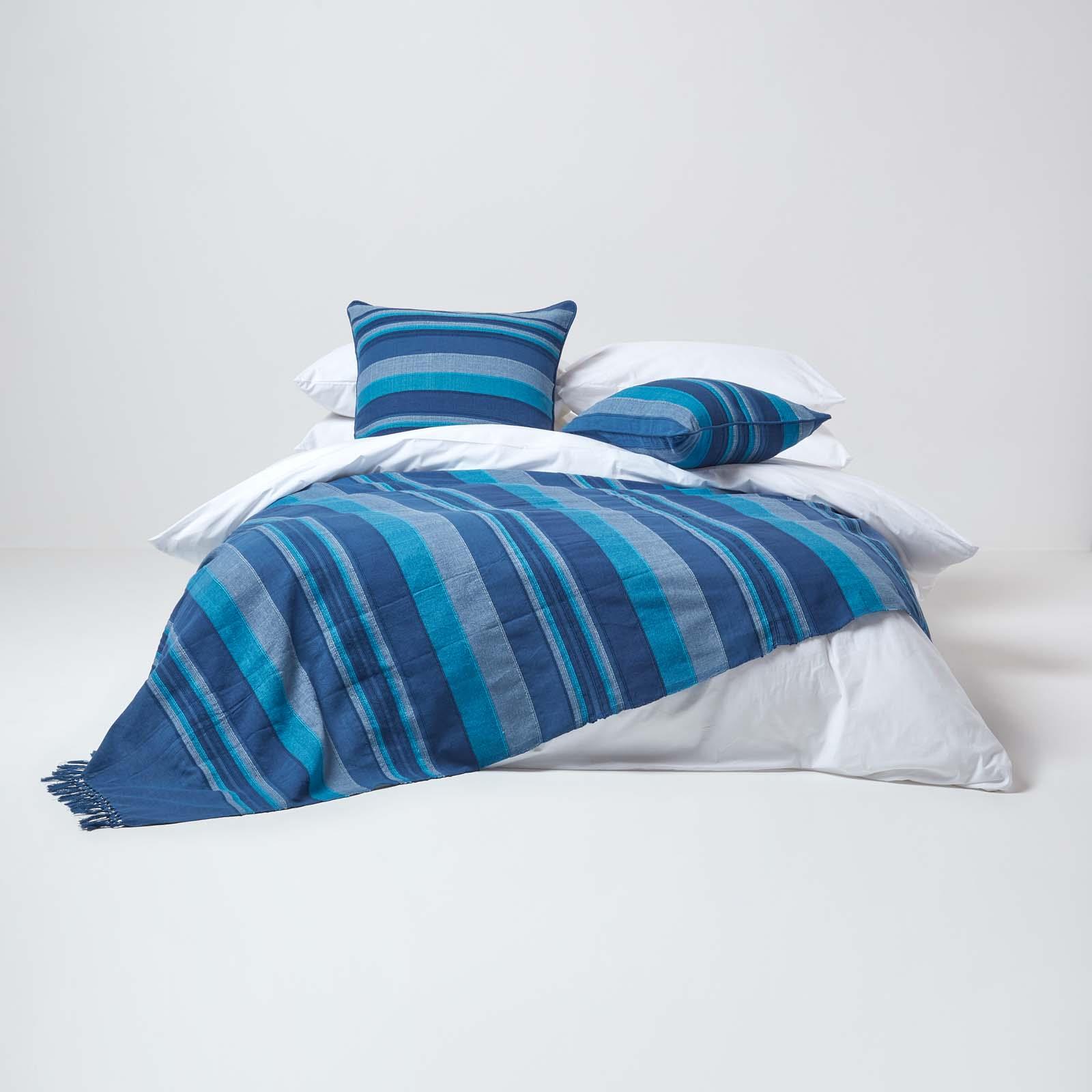 100% Cotton Morocco Striped Cushion Cover 18" x 18" and 24" x 24" - Picture 10 of 41